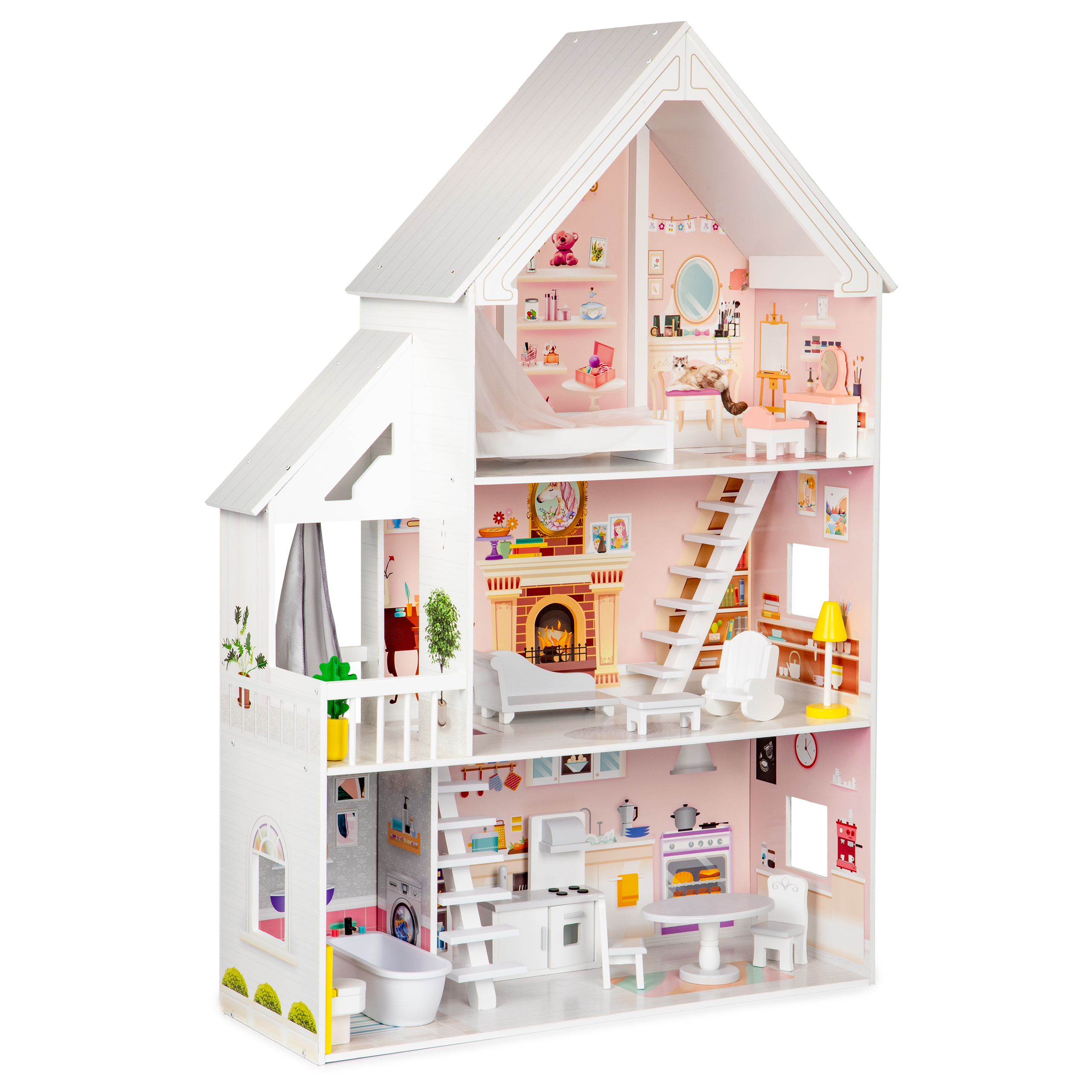 Medinis lėlių namelis xxl ecotoys