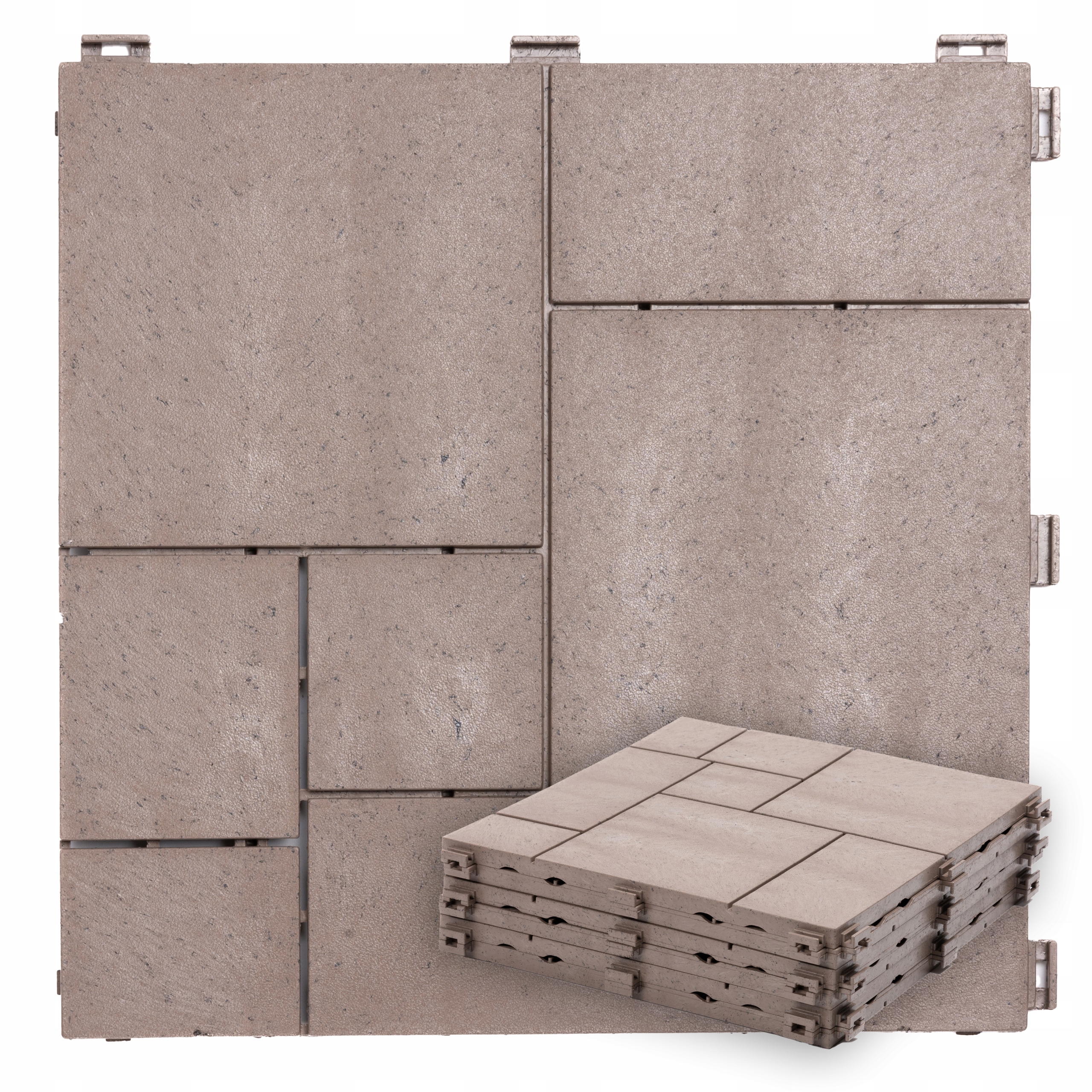 E-floor terasos plytelės Deck Tile Stone Mosaic 30x30 cm 0,55m2 6 vnt.