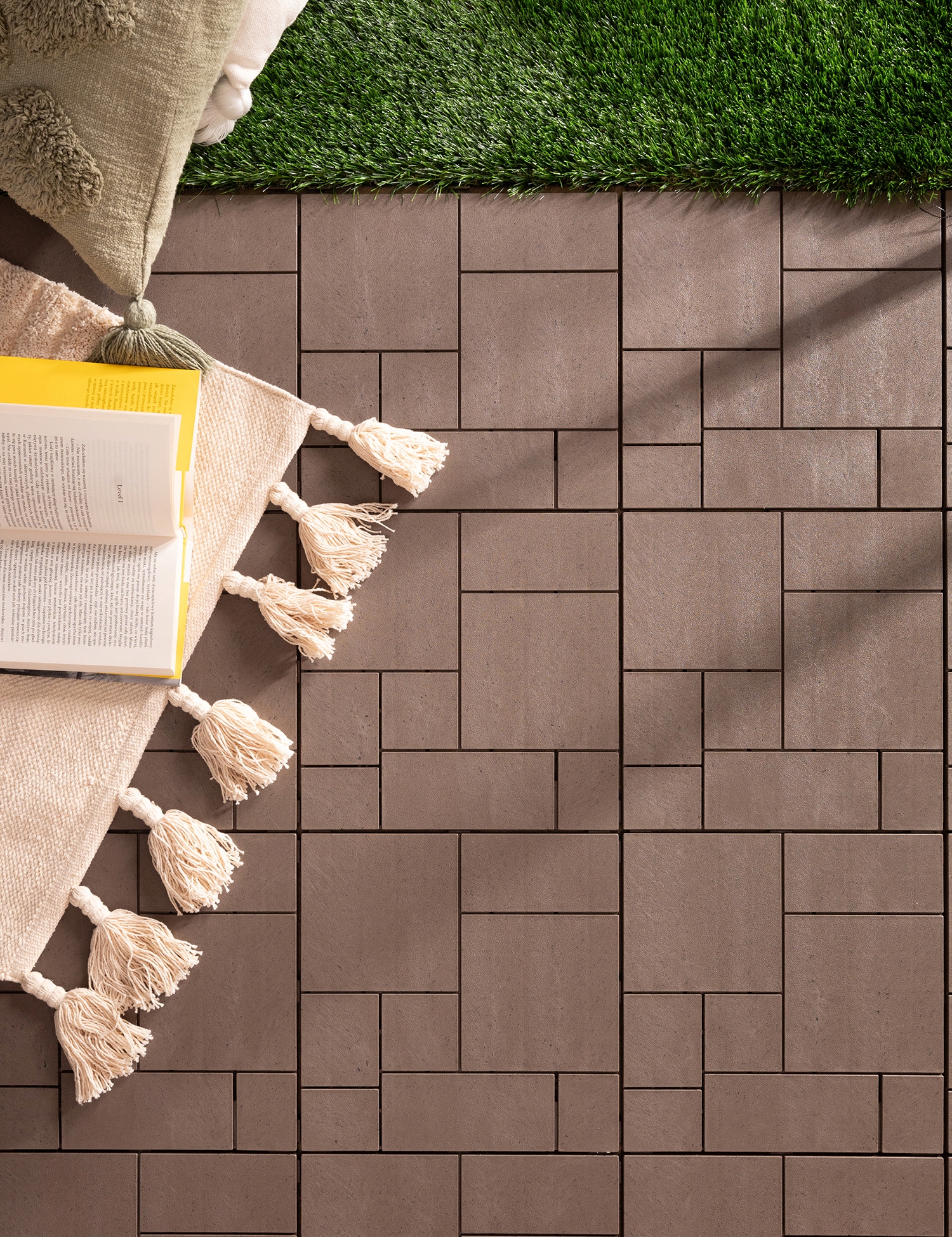 E-floor terasos plytelės Deck Tile Stone Mosaic 30x30 cm 0,55m2 6 vnt.