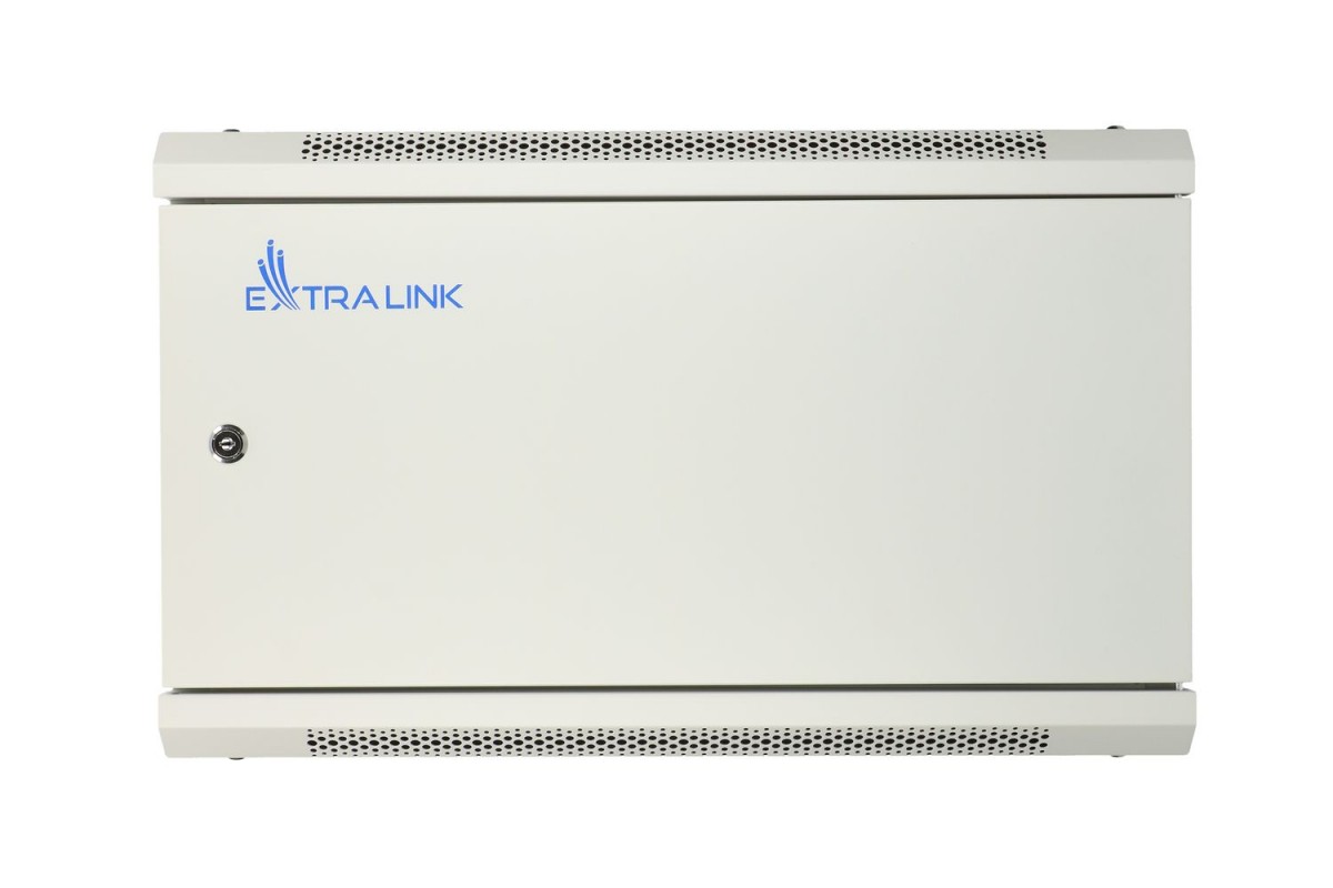 Extralink 6u 600x450 asp, sieninė spinta, pilka