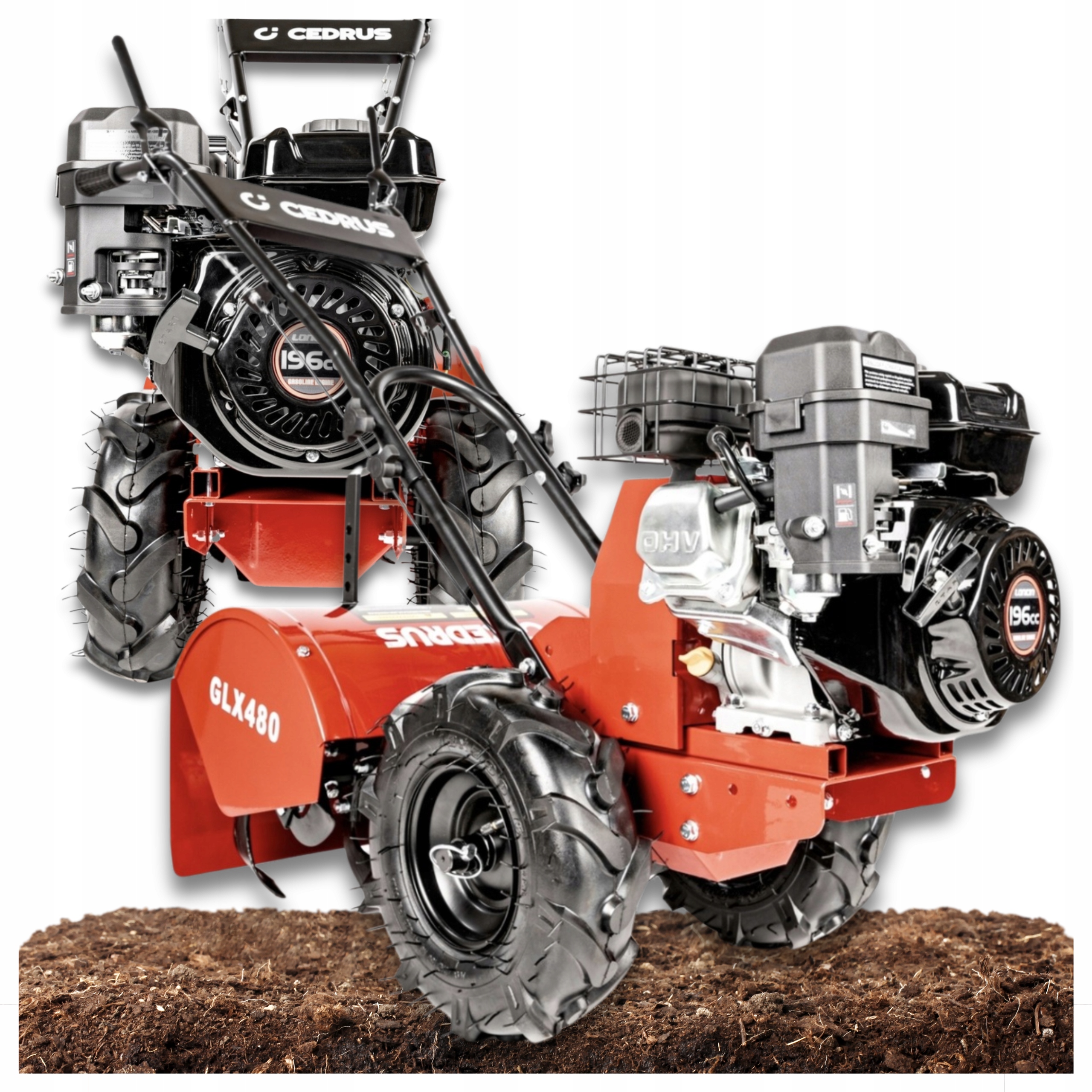 Benzininis kultivatorius Cedrus Loncin H200