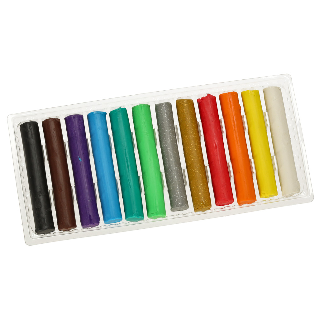 Bambino klasikinis plastilinas 12 spalvų