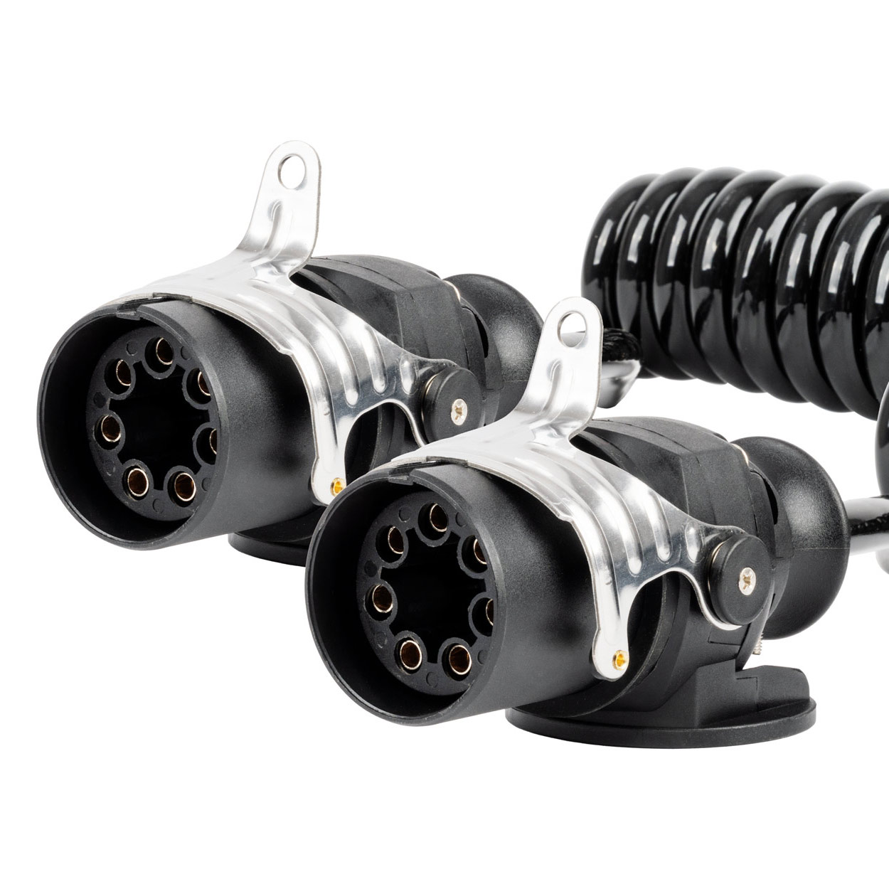Spiralinė priekabos jungtis 2x 7 pin ebs 5m 24v