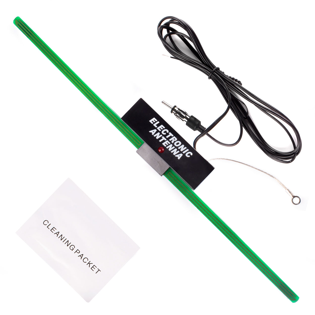 Kambarinė tv antena vidinė antena su stiprintuvu, laidas 2,1m, 34cm