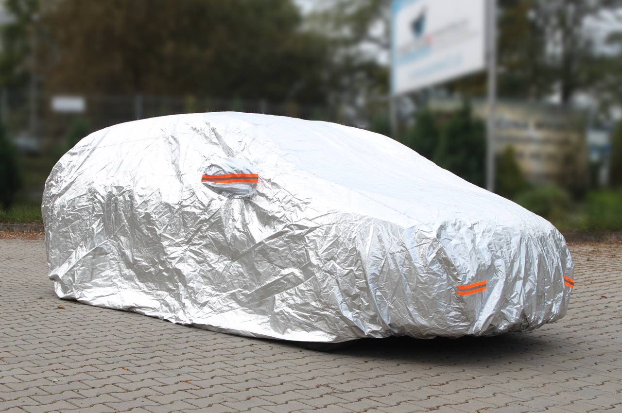 Automobilio uždangalas amio, sidabro spalvos, xl dydis
