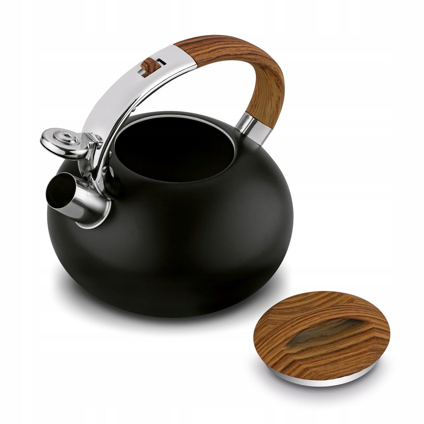Nerūdijančio plieno virdulys konighoffer douglas - 2.5l, 20.5x22x20 cm, juodos spalvos