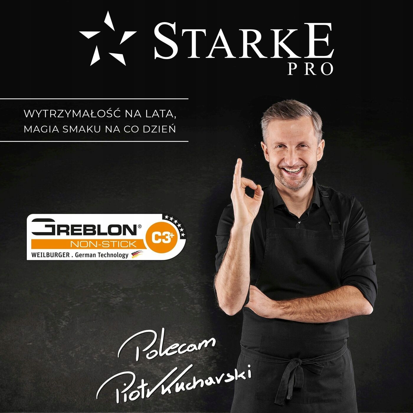 Nerūdijančio plieno keptuvė starke pro treviso - ⌀28 cm, nepridegantis paviršius