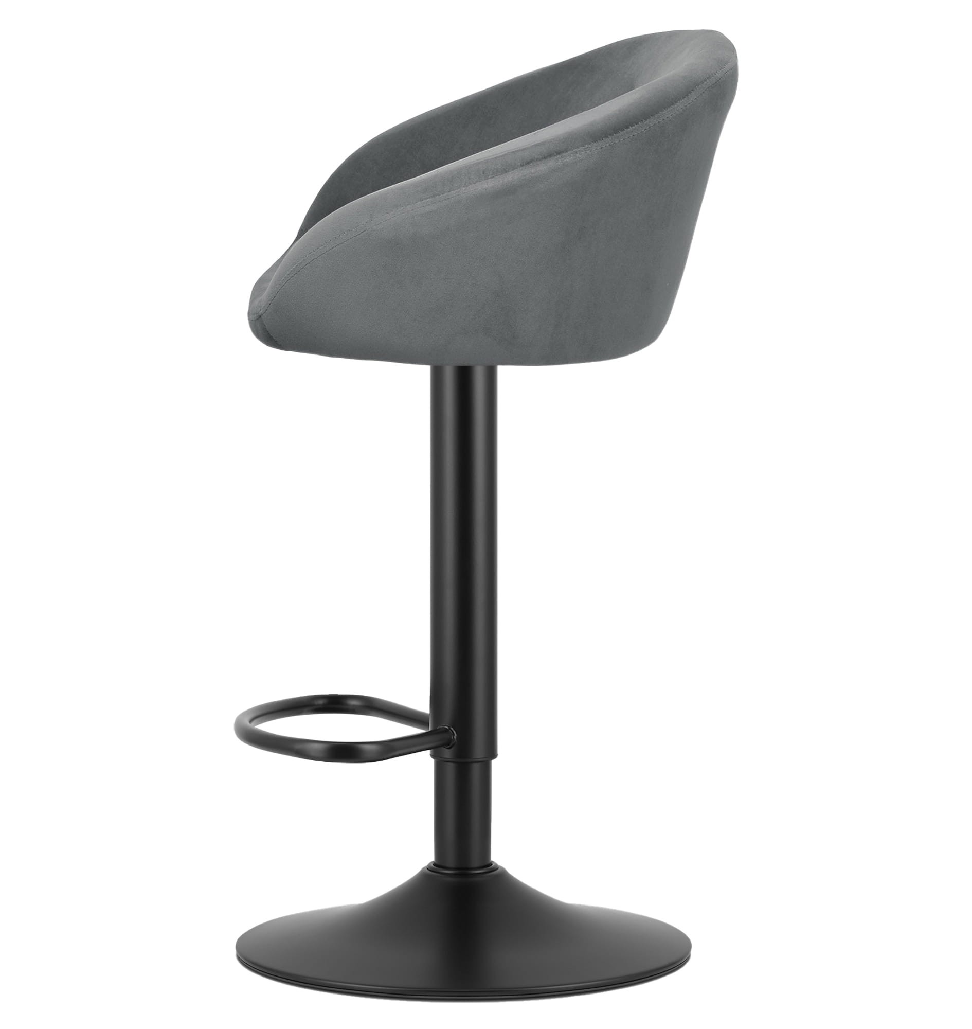 Baro kėdė EAST reguliuojamo aukščio, su pasukama sėdyne, pilka, 81–103 cm 3