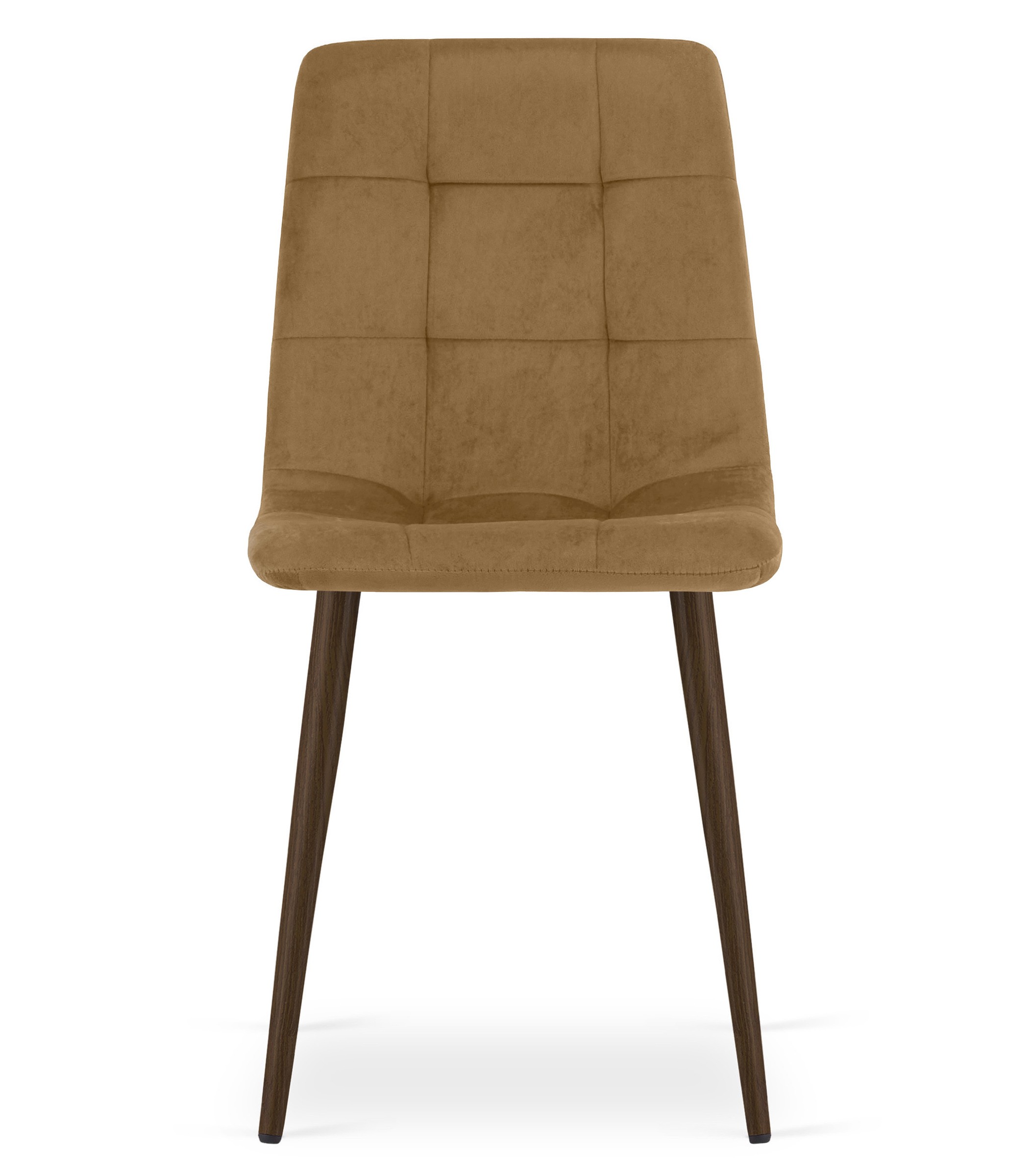 Kėdė KARA, veliūrinė, ruda, 87 × 45 × 50,5 cm, 2 vnt. 3