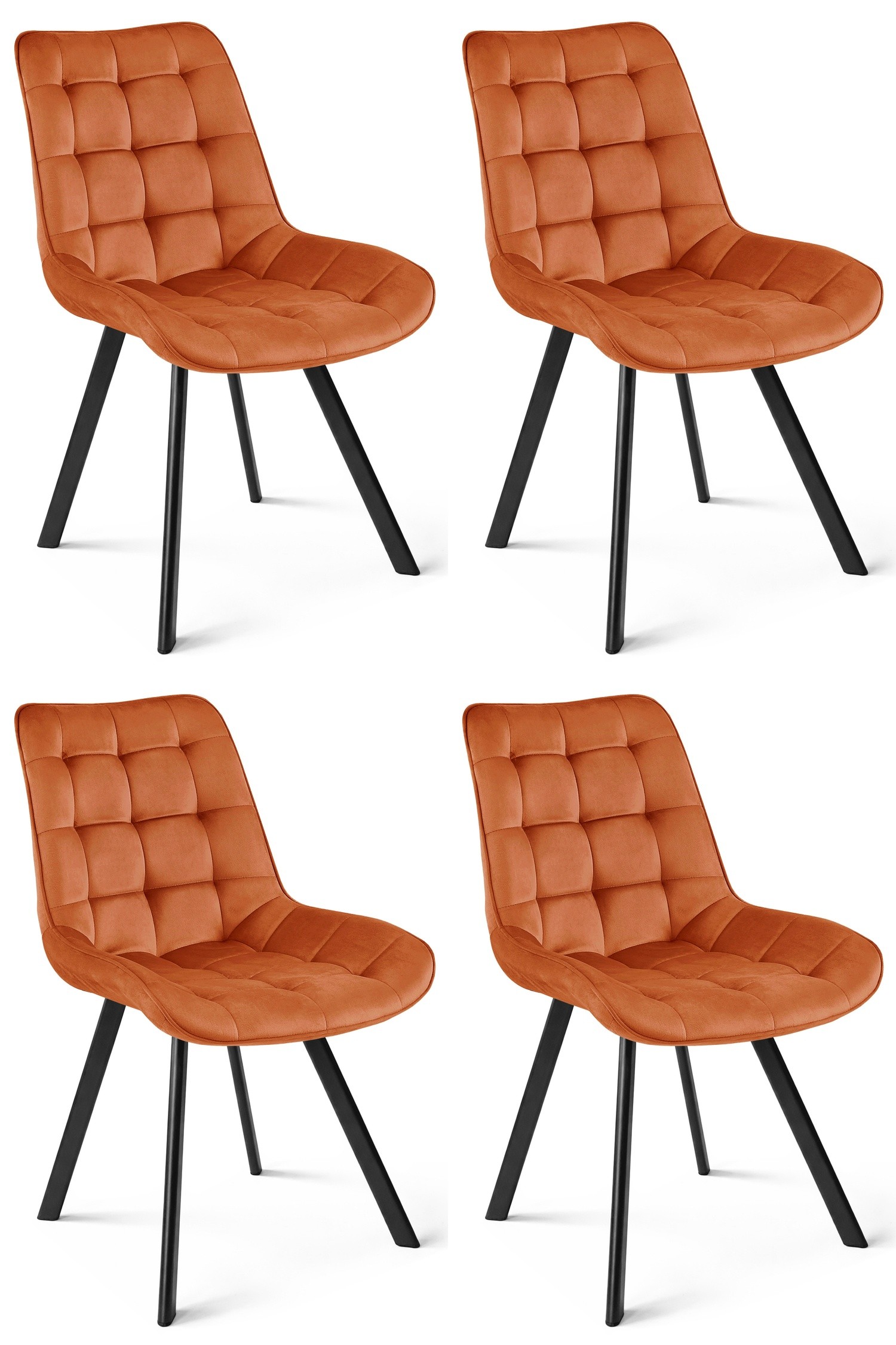 Kėdė  360, sukiojama, vario spalvos, 86 × 53 × 59 cm, 4 vnt.