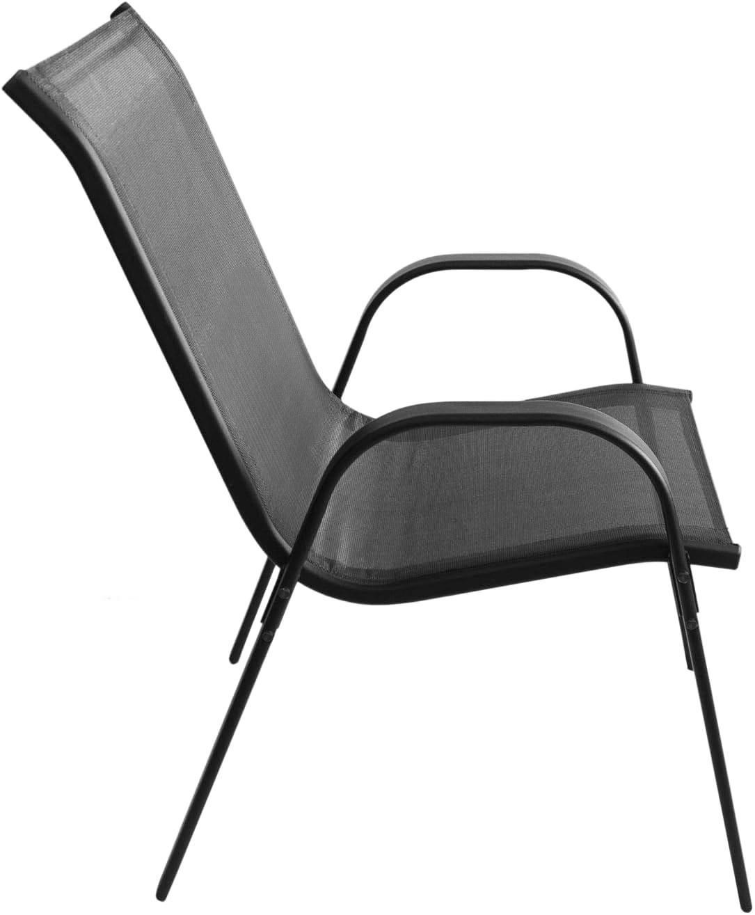 Lauko kėdė SOFIA, tamsiai pilka, 91 cm, 2 vnt. 2