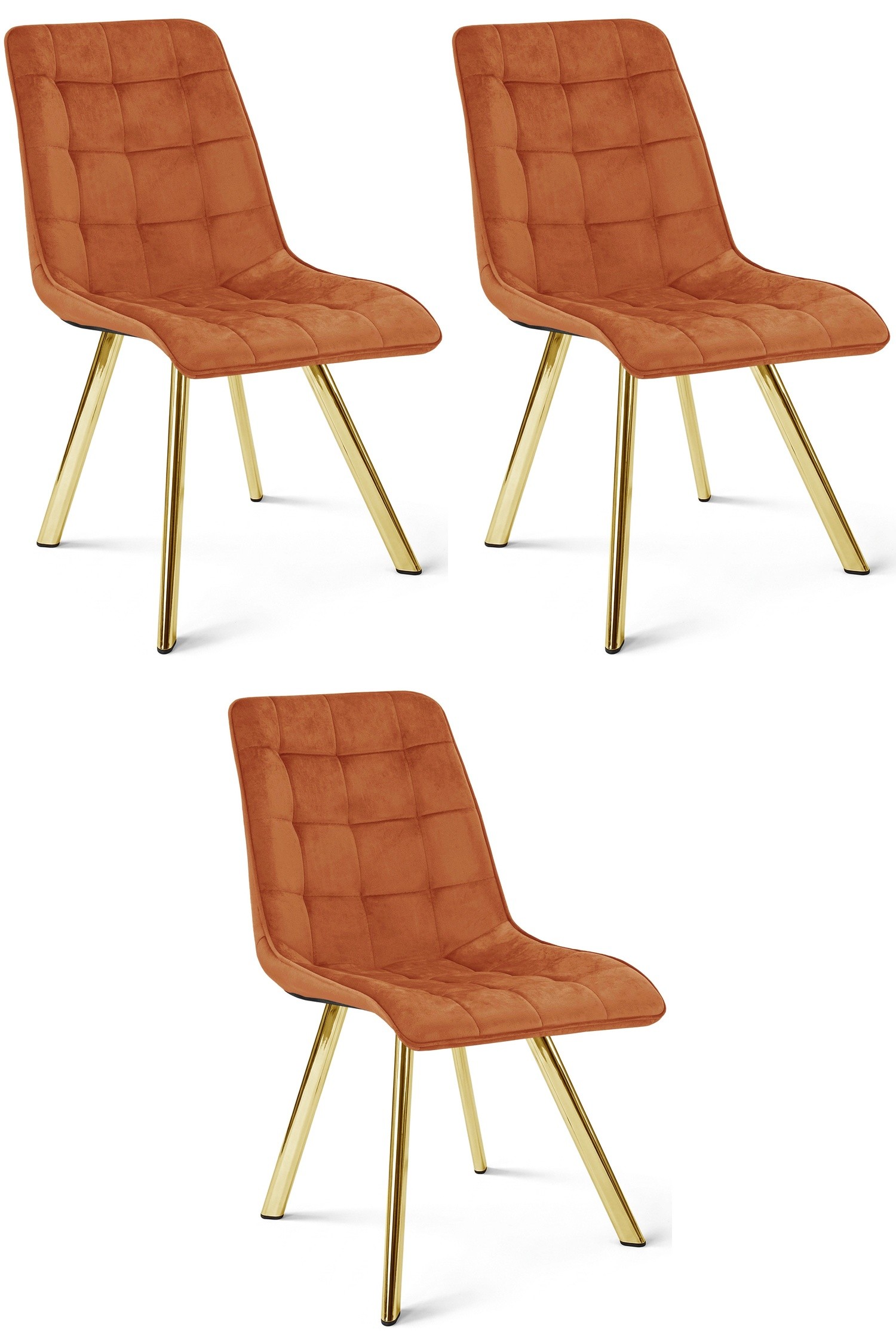 Grozāmais biroja krēsls CIEZA 360, vara krāsa, 89 × 49 × 63 cm, 3 gab.