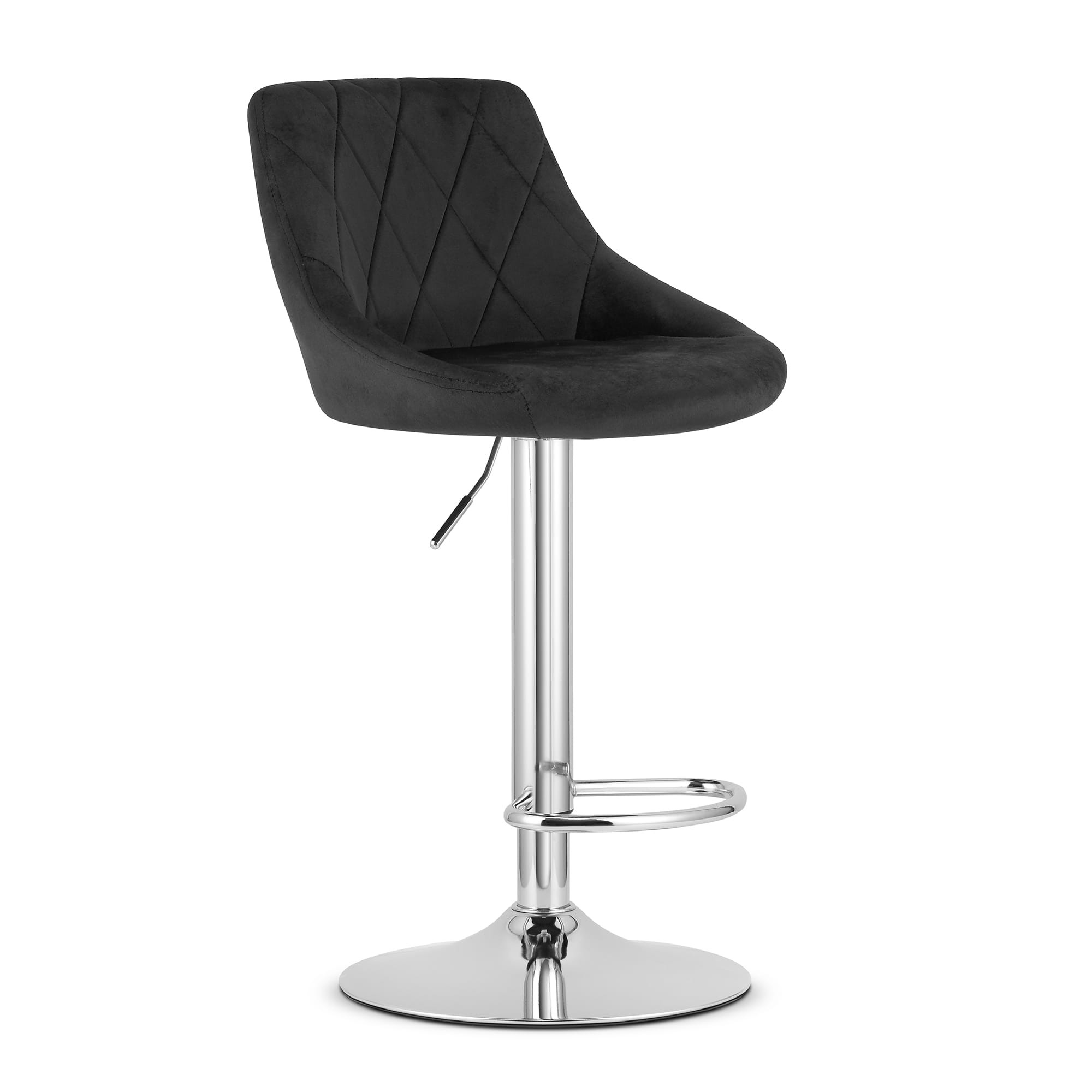 Baro kėdės KAST, reguliuojamo aukščio, juodos, 85–105 cm, 2 vnt.