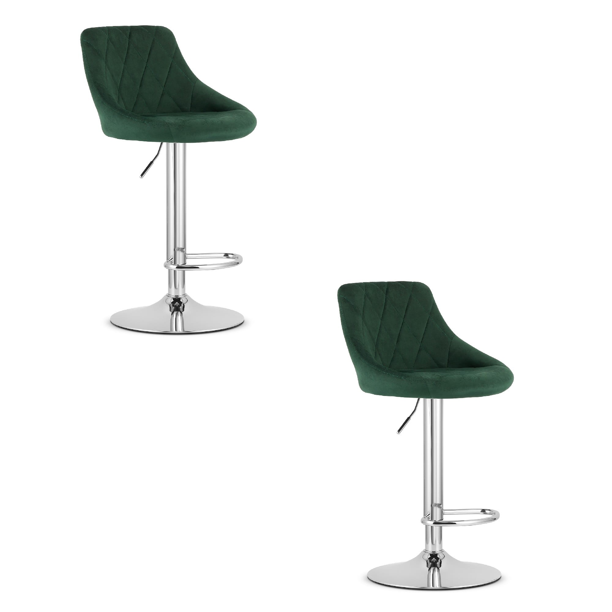 Baro kėdė KAST, reguliuojamo aukščio, besisukanti, žalia, 85–105 cm, 2 vnt.
