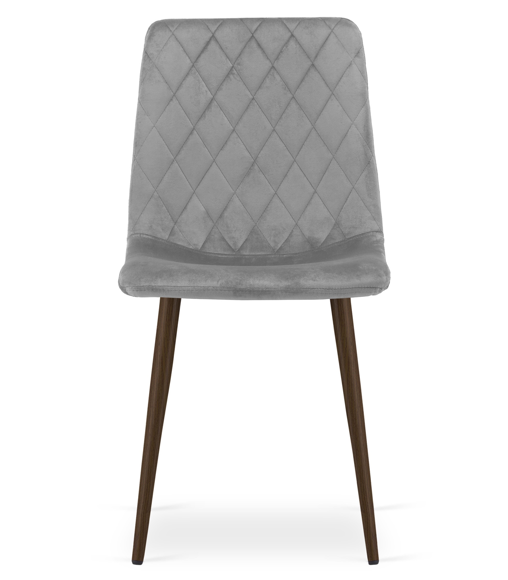 Kėdė, apmušta aksomu, šviesiai pilka, 44,5 × 53 × 87,5 cm 2