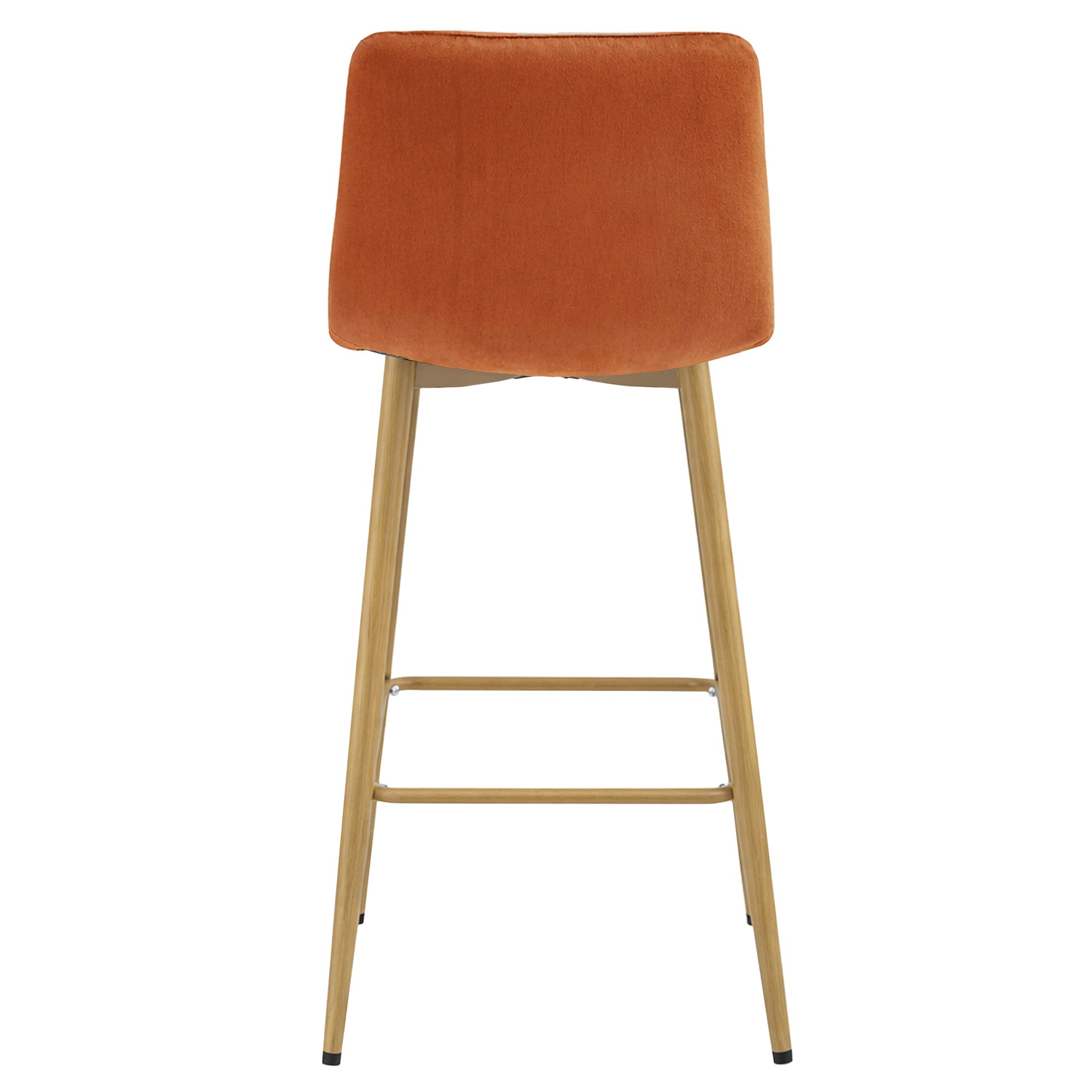 Bāra krēsls ar samta sēdekli, vara krāsā, 102 cm 3