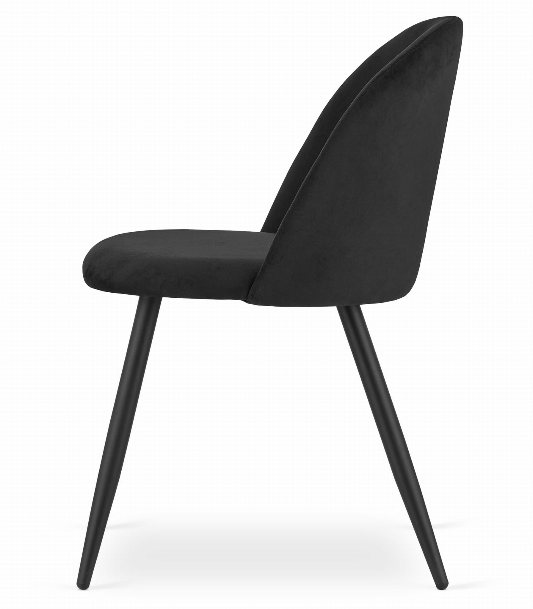 Kėdė BELLO, aksominė, juoda, 76,5 cm 2