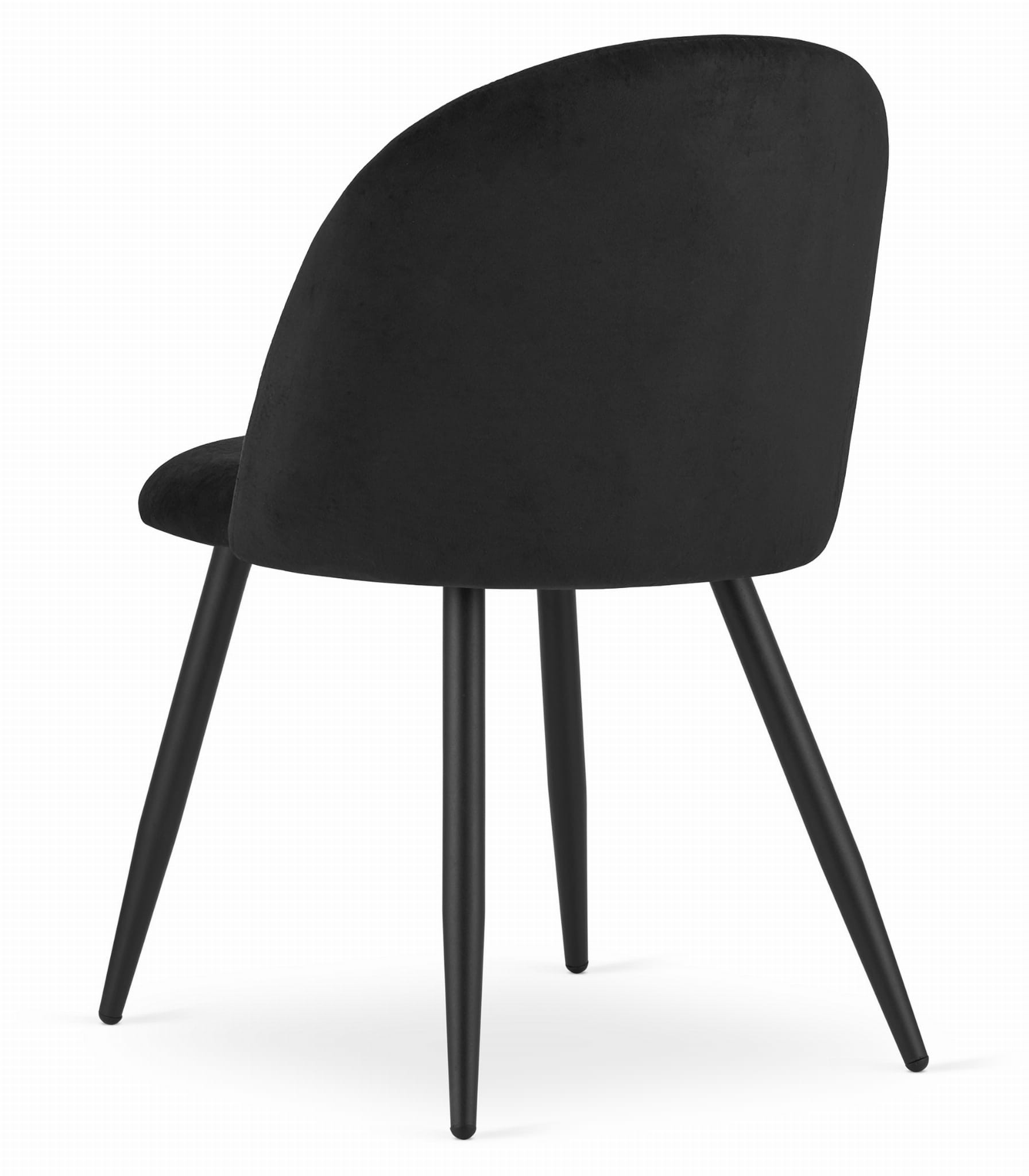 Kėdė BELLO, aksominė, juoda, 76,5 cm 3