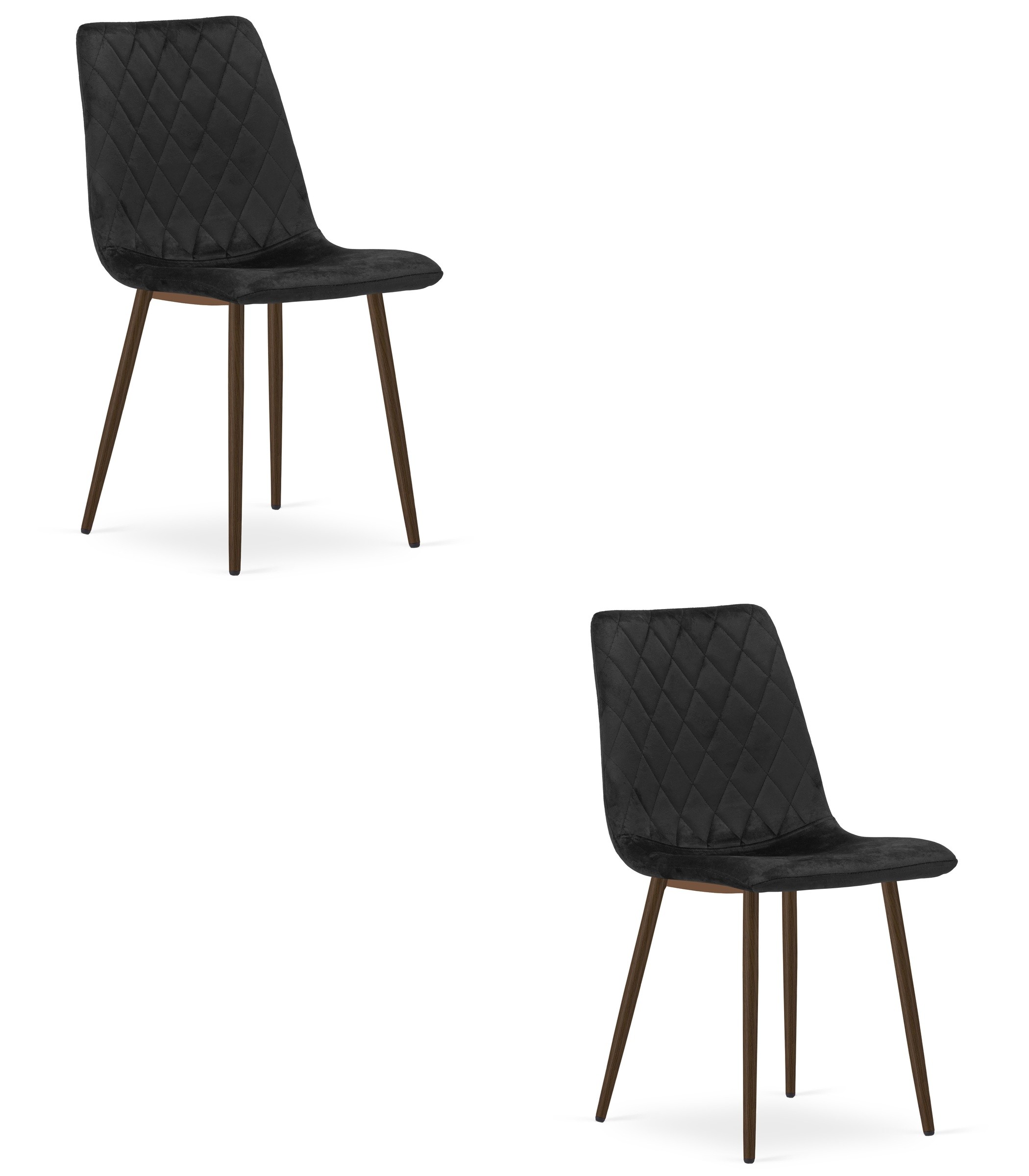 Kėdė TURIN, juoda, 87,5 × 44,5 × 53 cm, 2 vnt.