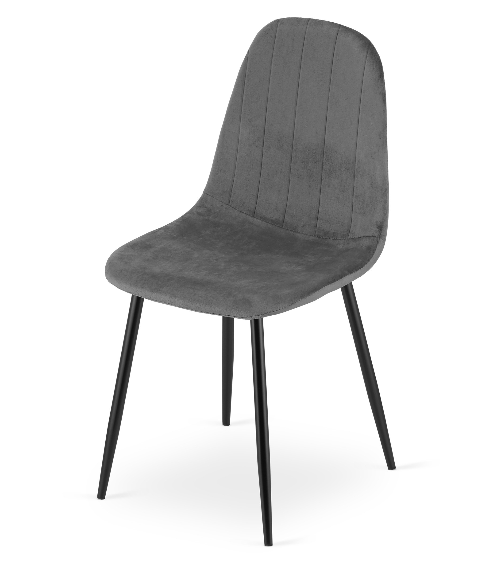 Vidaus kėdė PADVA, tamsiai pilka, 87 × 44,5 × 53 cm, 4 vnt. 3