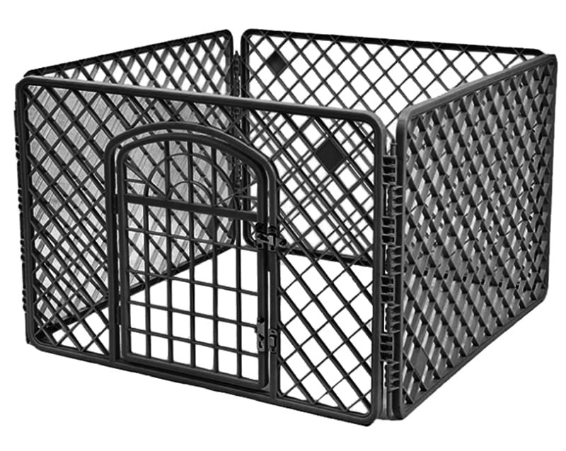 Gyvūnų aptvaras, baltas, 91,5 × 91,5 × 60 cm