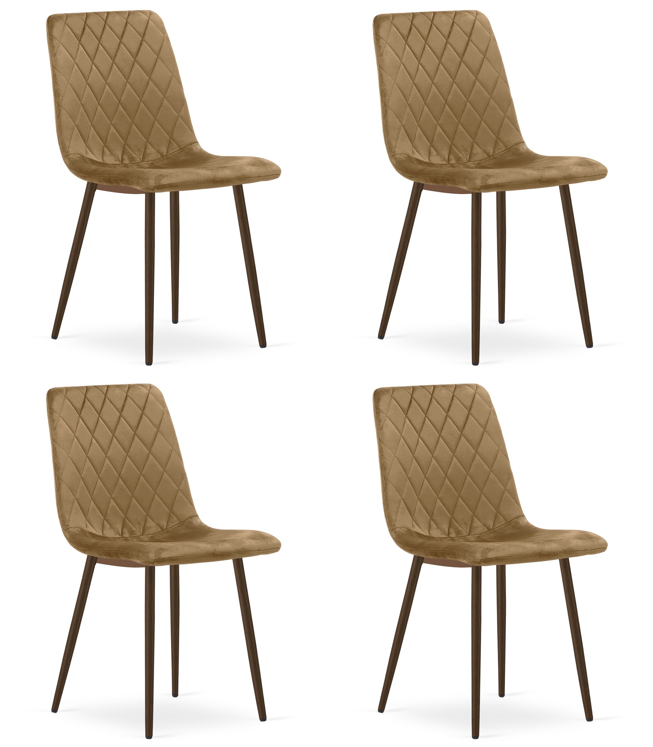 Kėdė TURIN, ruda, 87,5 cm, 4 vnt.