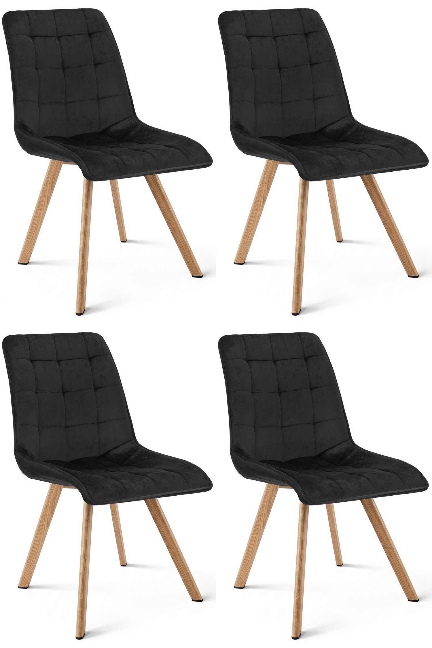 Biroja krēsls 360, grozāms, melns, 89 × 49 × 63 cm, 4 gab.