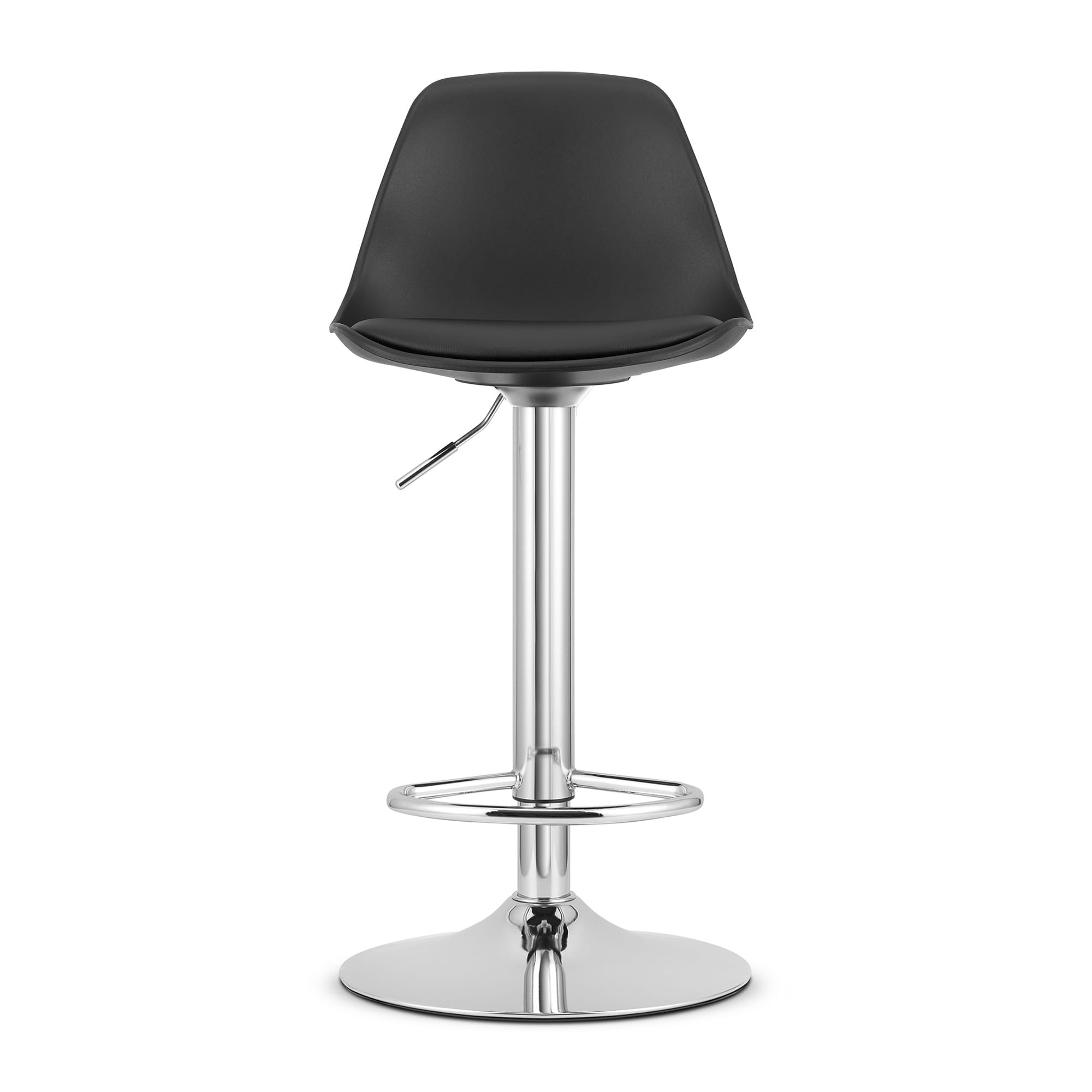 Baro kėdė HOGA, reguliuojamo aukščio, juoda, 81–102 cm 2