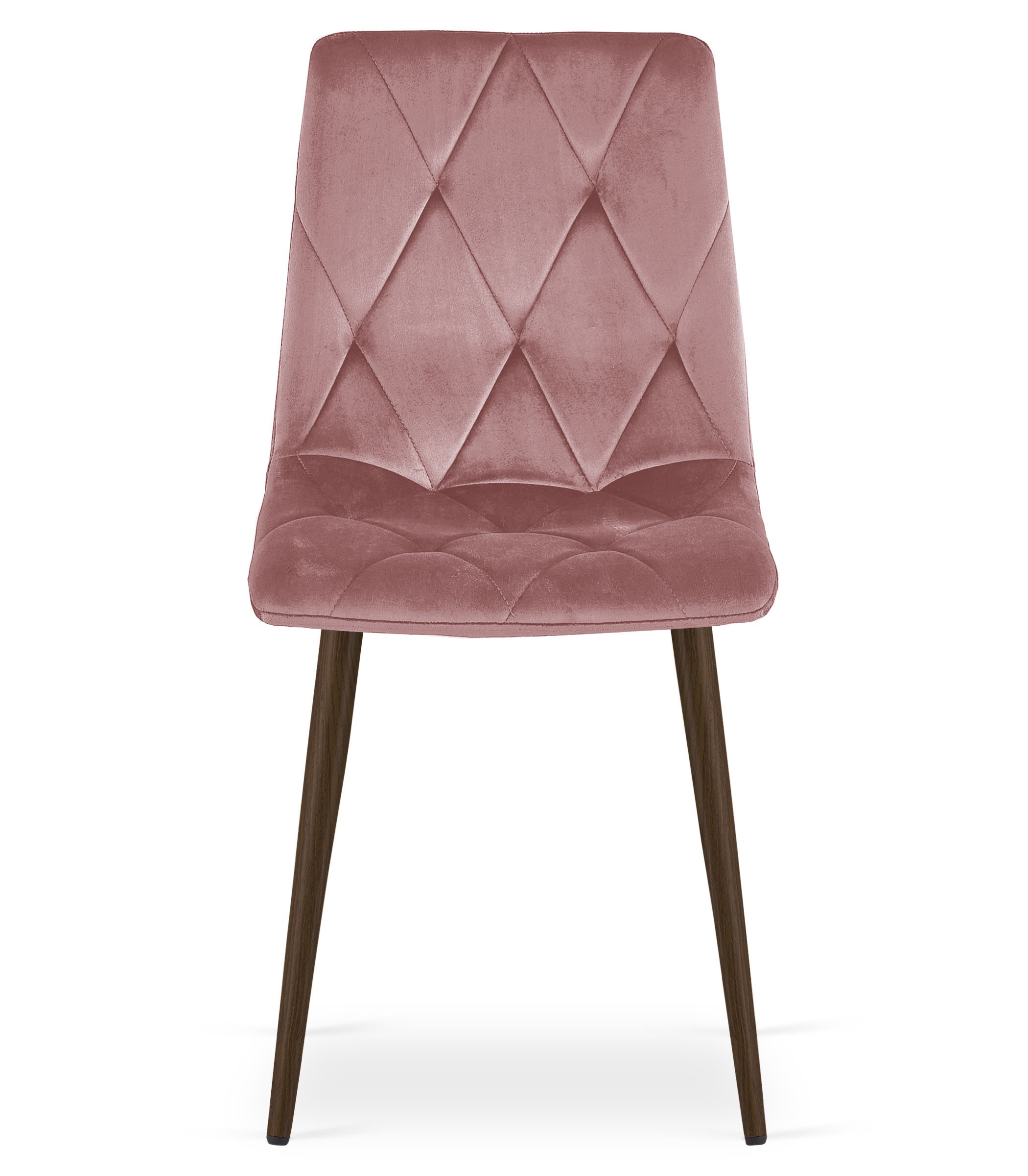 Kėdė aksominio audinio, tamsiai rožinė, 87 cm, 2 vnt. 3
