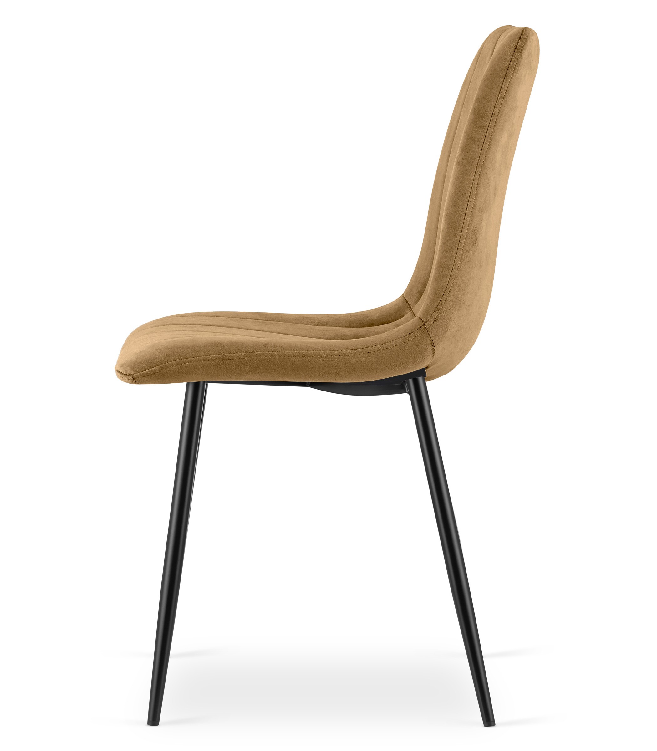 Kėdė su aksominiu apmušalu, ruda, 87 cm 3