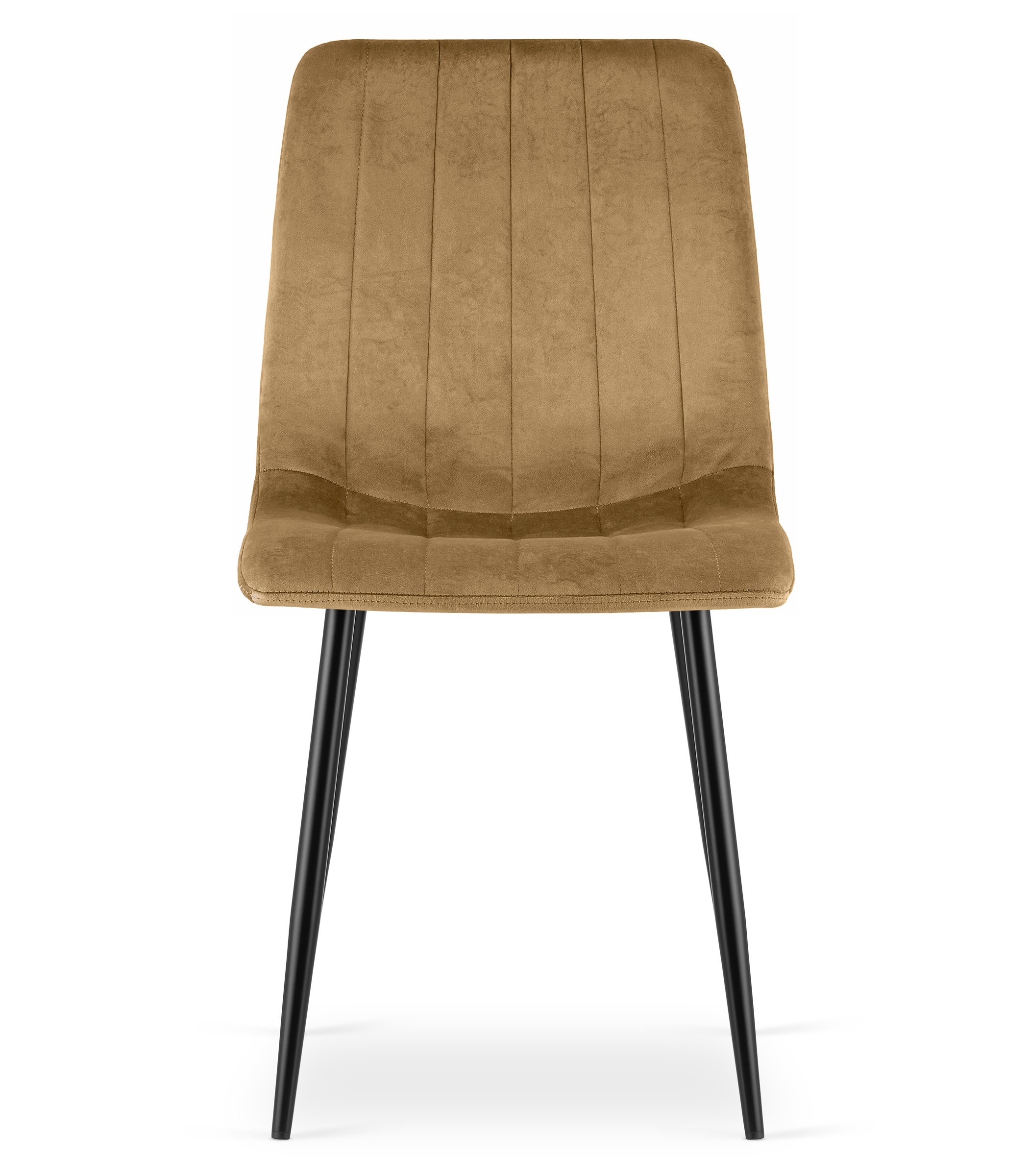 Kėdė su aksominiu apmušalu, ruda, 87 cm