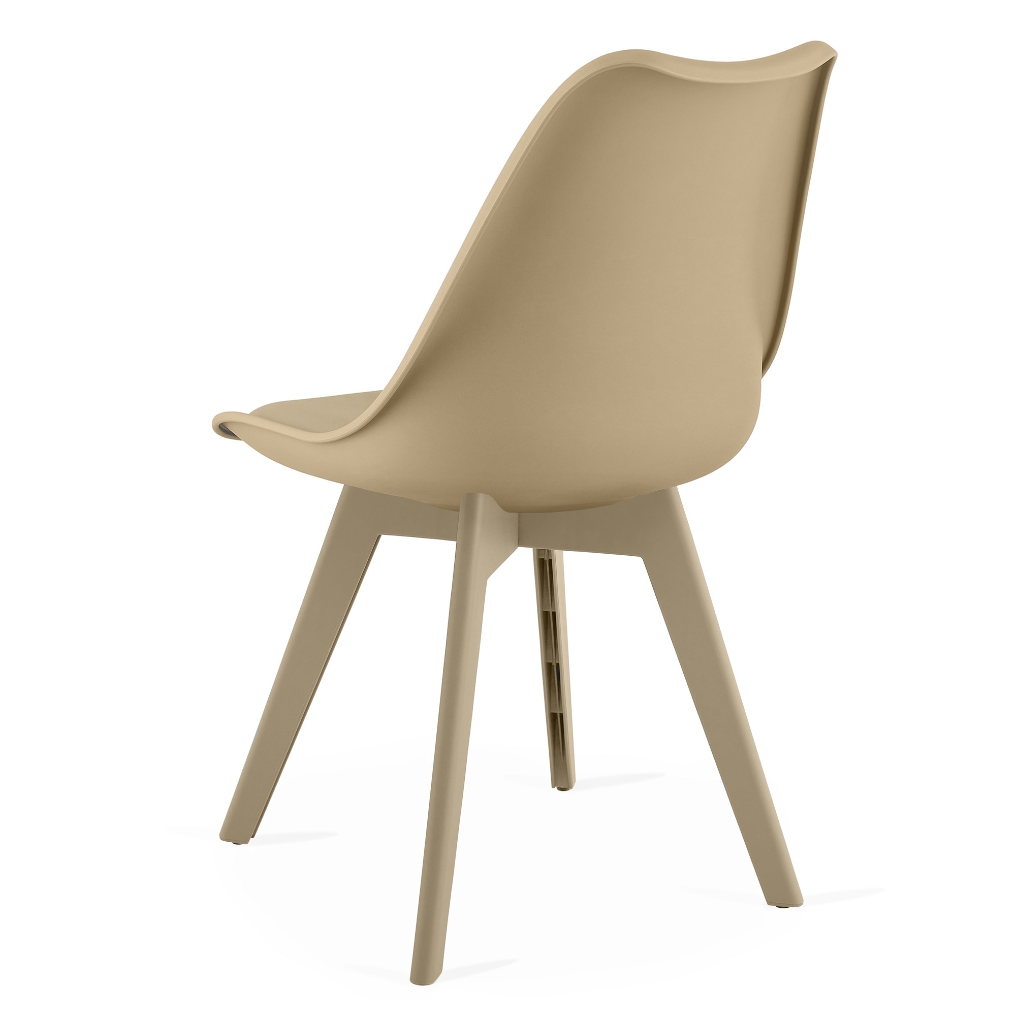 Kėdė MARK su eko odos pagalvėle, tamsiai smėlinė, 82 cm 3