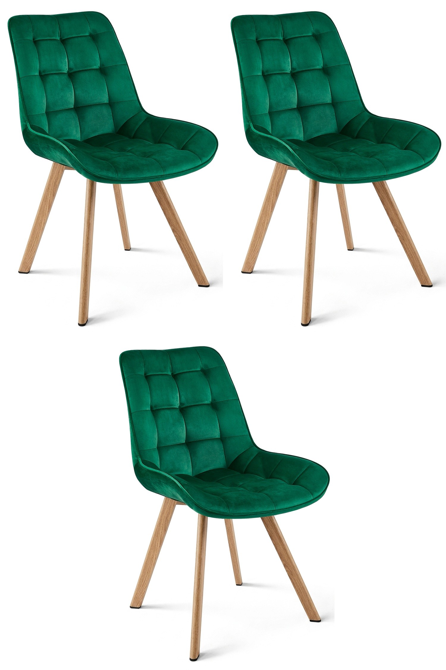 Kėdė 360 su pasukama sėdyne, žalia, 86 × 53 × 59 cm, 3 vnt.