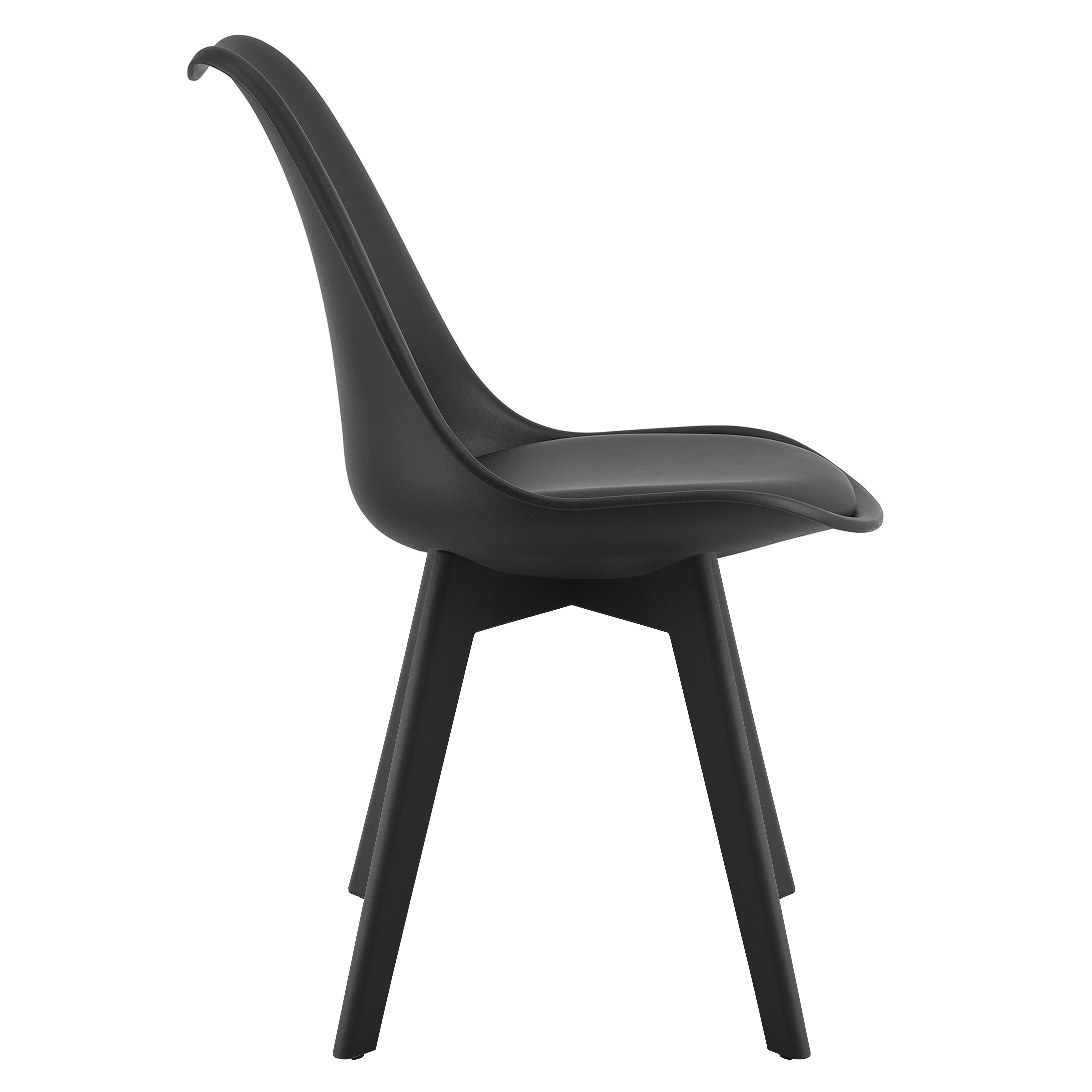 Kėdė MARK, juoda, 82 × 49 cm 3