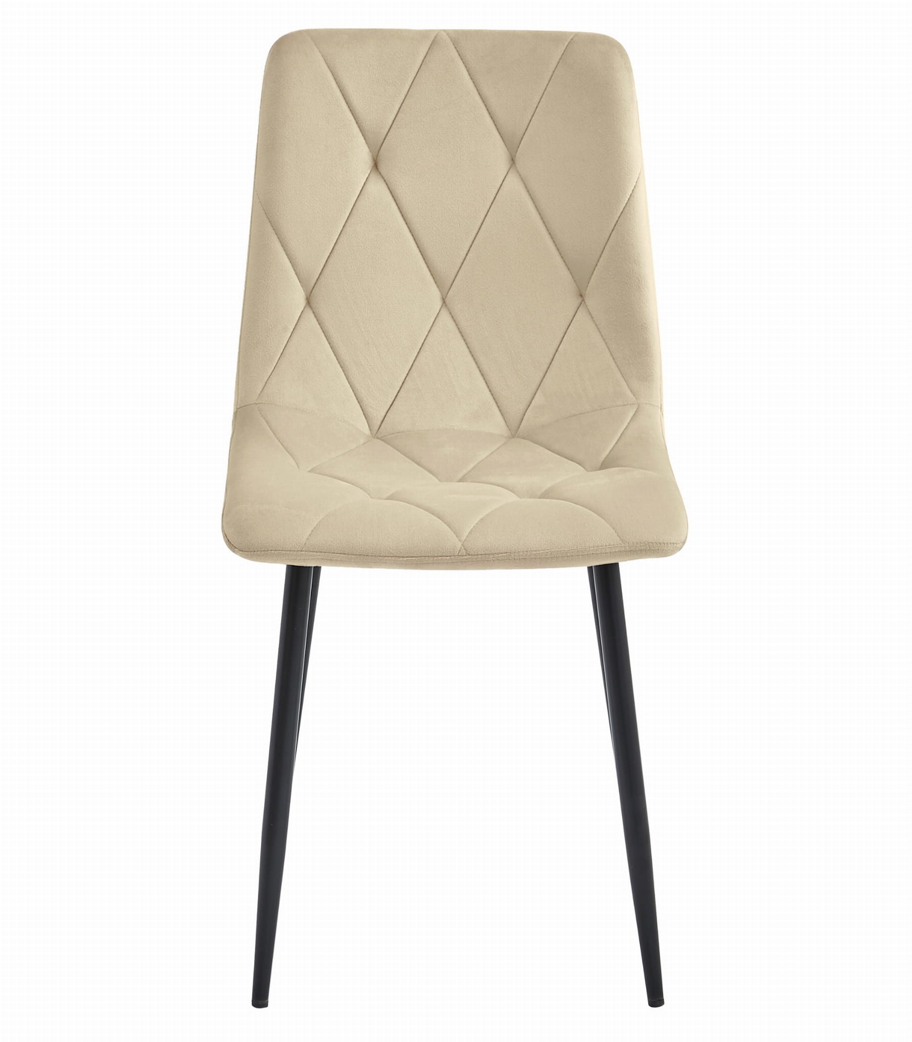 Kėdė LIBRA, aksominio audinio, šviesiai smėlinė, 88,5 cm, 2 vnt. 2