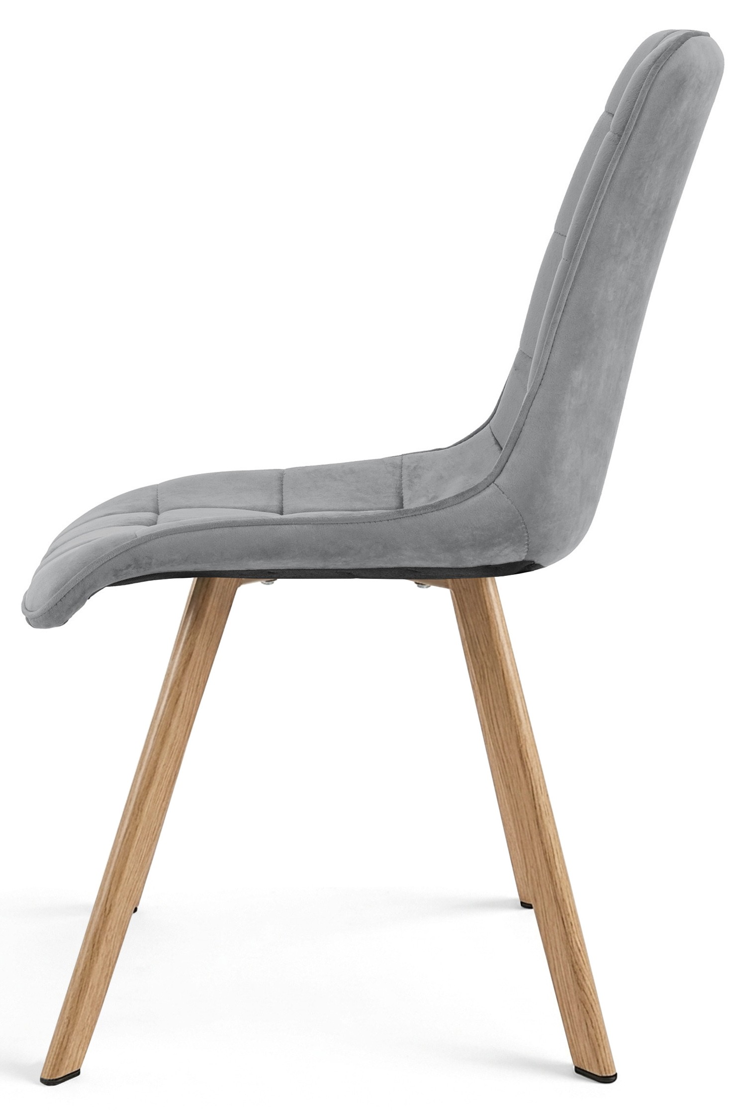 Vidaus kėdė, šviesiai pilka, 87 cm 3