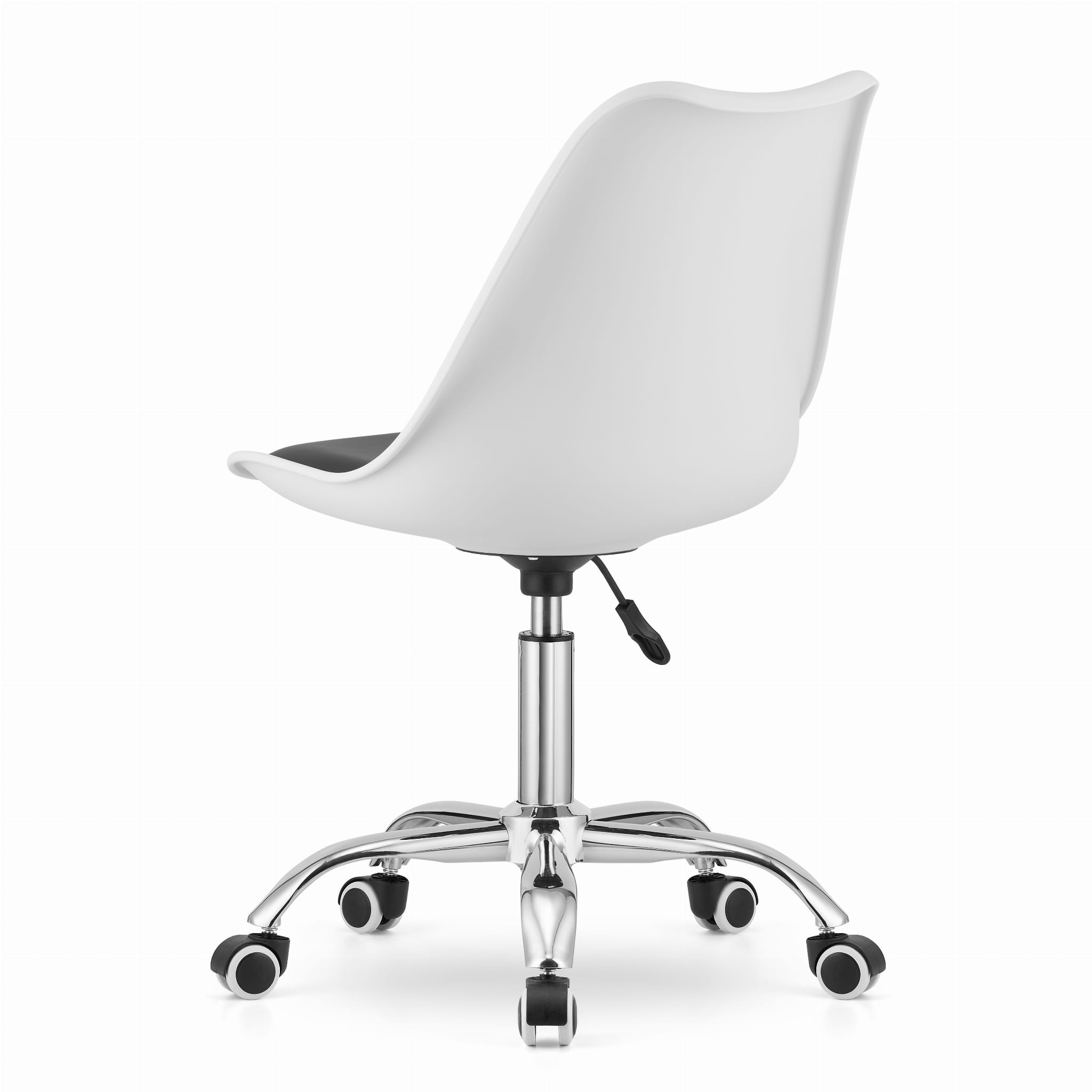 Biuro kėdė ALBA, sukamoji, reguliuojamo aukščio, balta–juoda, 94 cm 3