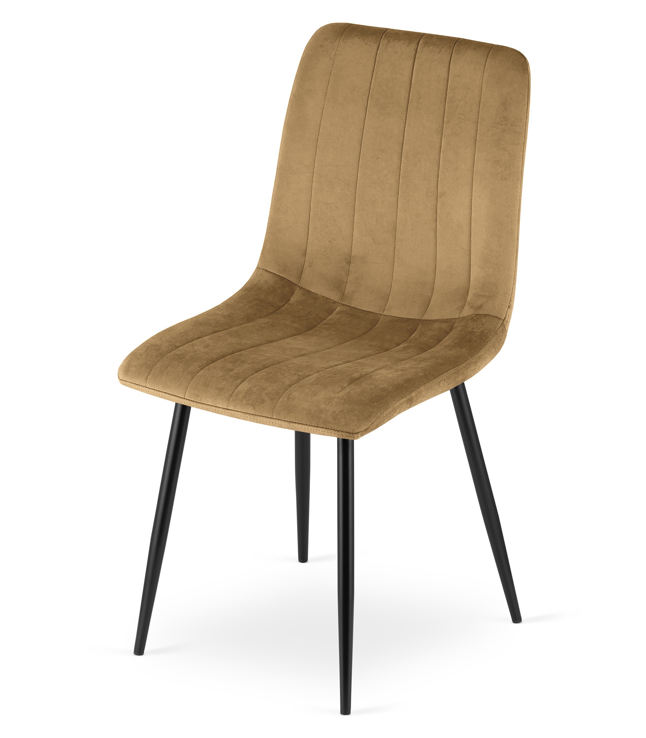Kėdė LAVA, velvetinė, ruda, 87 cm, 2 vnt. 3