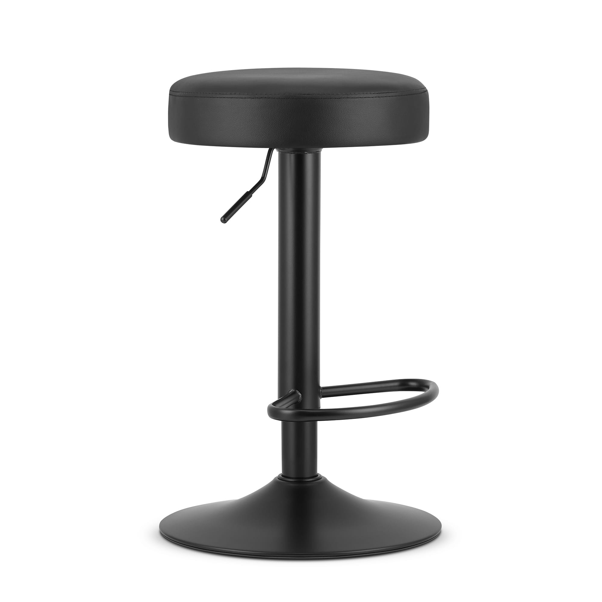 Baro kėdė ROJST, reguliuojamo aukščio, sukama, juoda, 62,5–83 cm