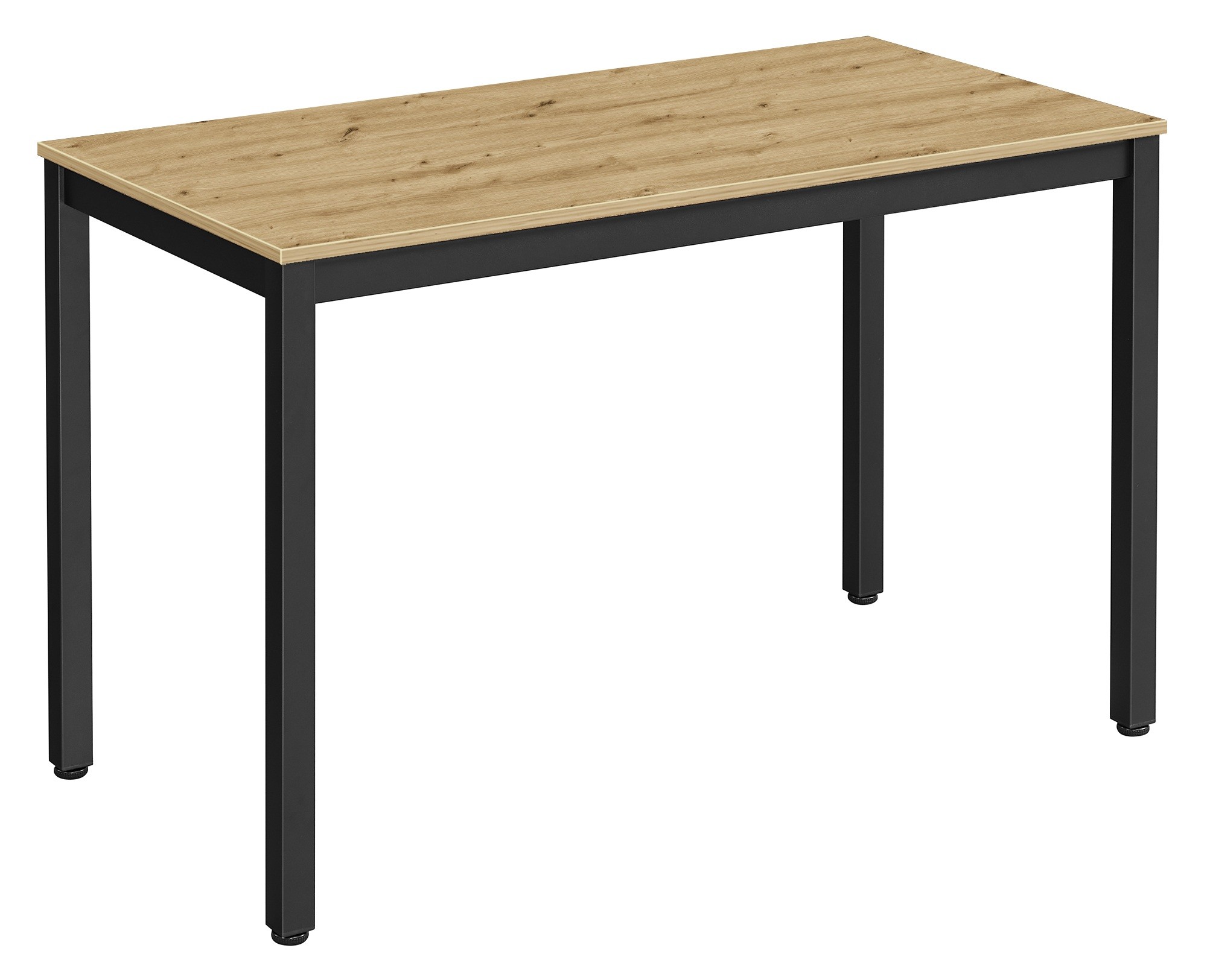 Stalas TESSA, Artisan ir juodos spalvų, 120 × 60 × 76 cm