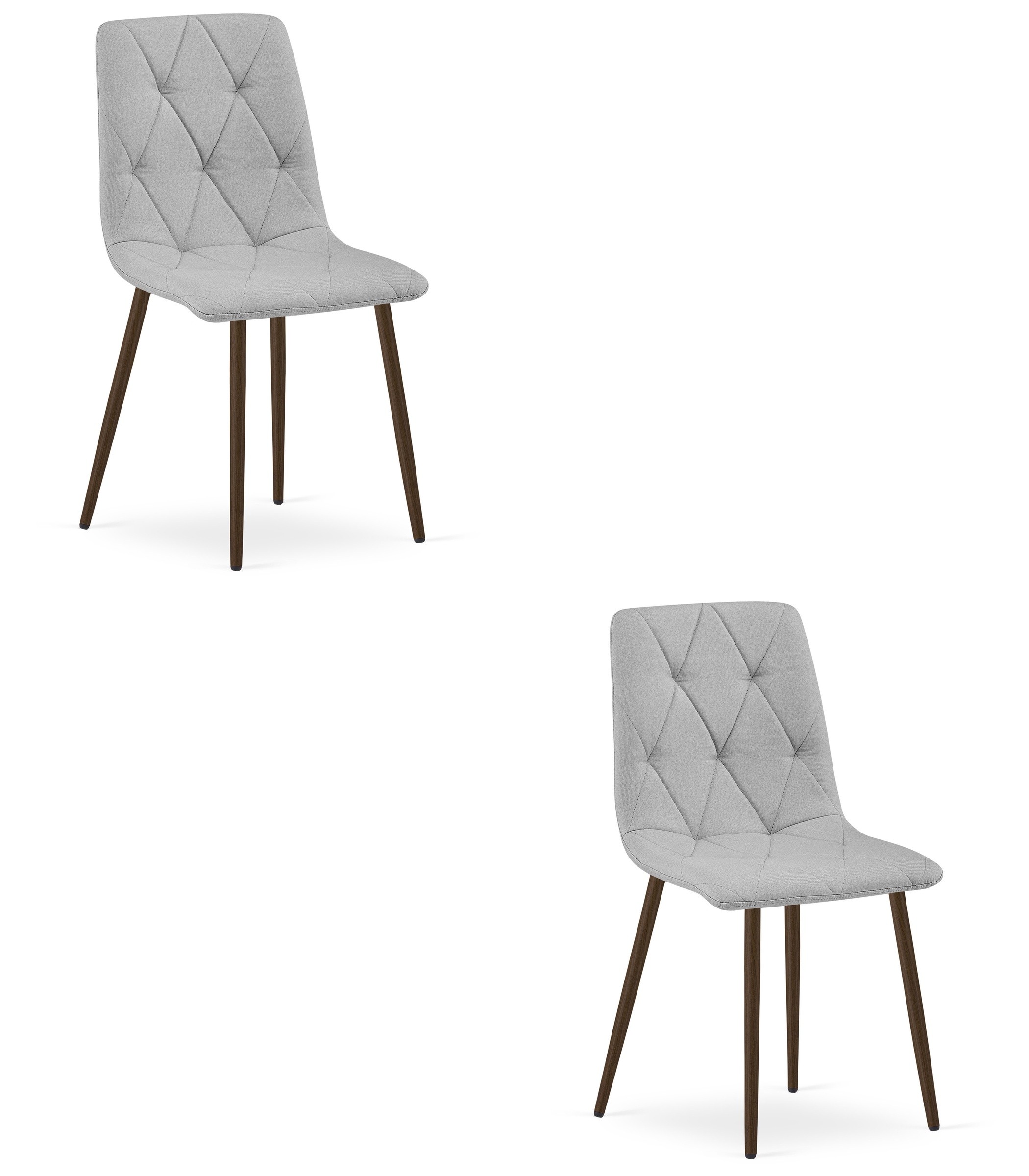Kėdė LIBRA, šviesiai pilka, 87 cm, 2 vnt.