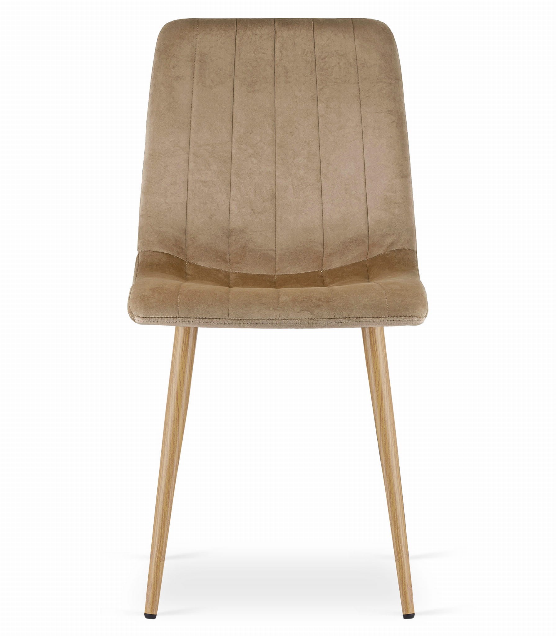 Kėdė LAVA su metalinėmis kojomis, ruda, 86 × 45 × 55 cm, 2 vnt. 3