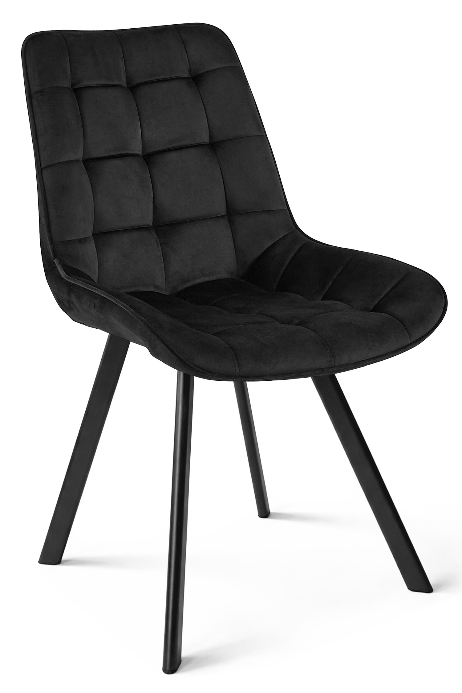 Vidaus kėdė, juoda, 86 cm, 3 vnt.