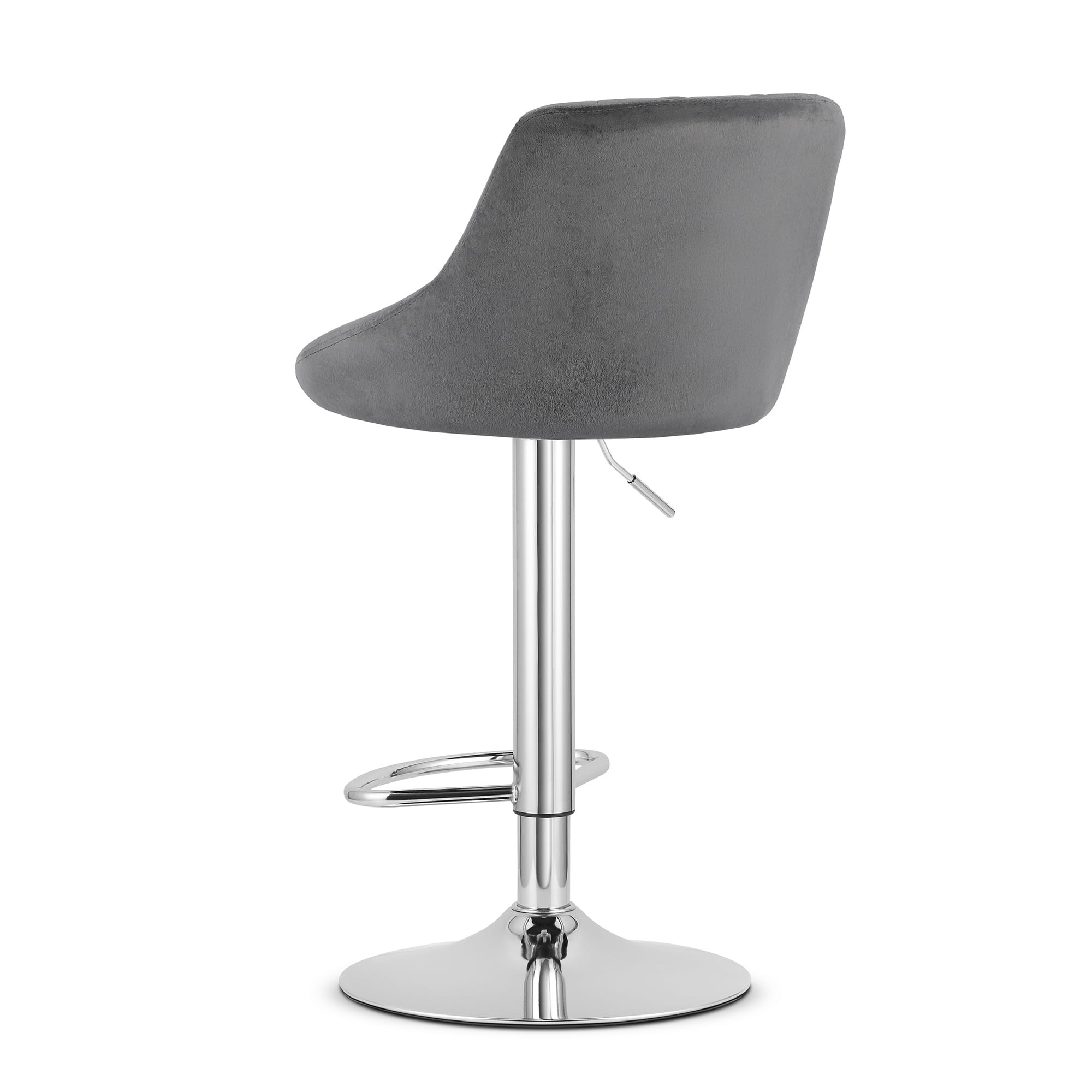 Baro kėdė KAST, sukama, reguliuojamo aukščio, pilka, 85–105 cm 3