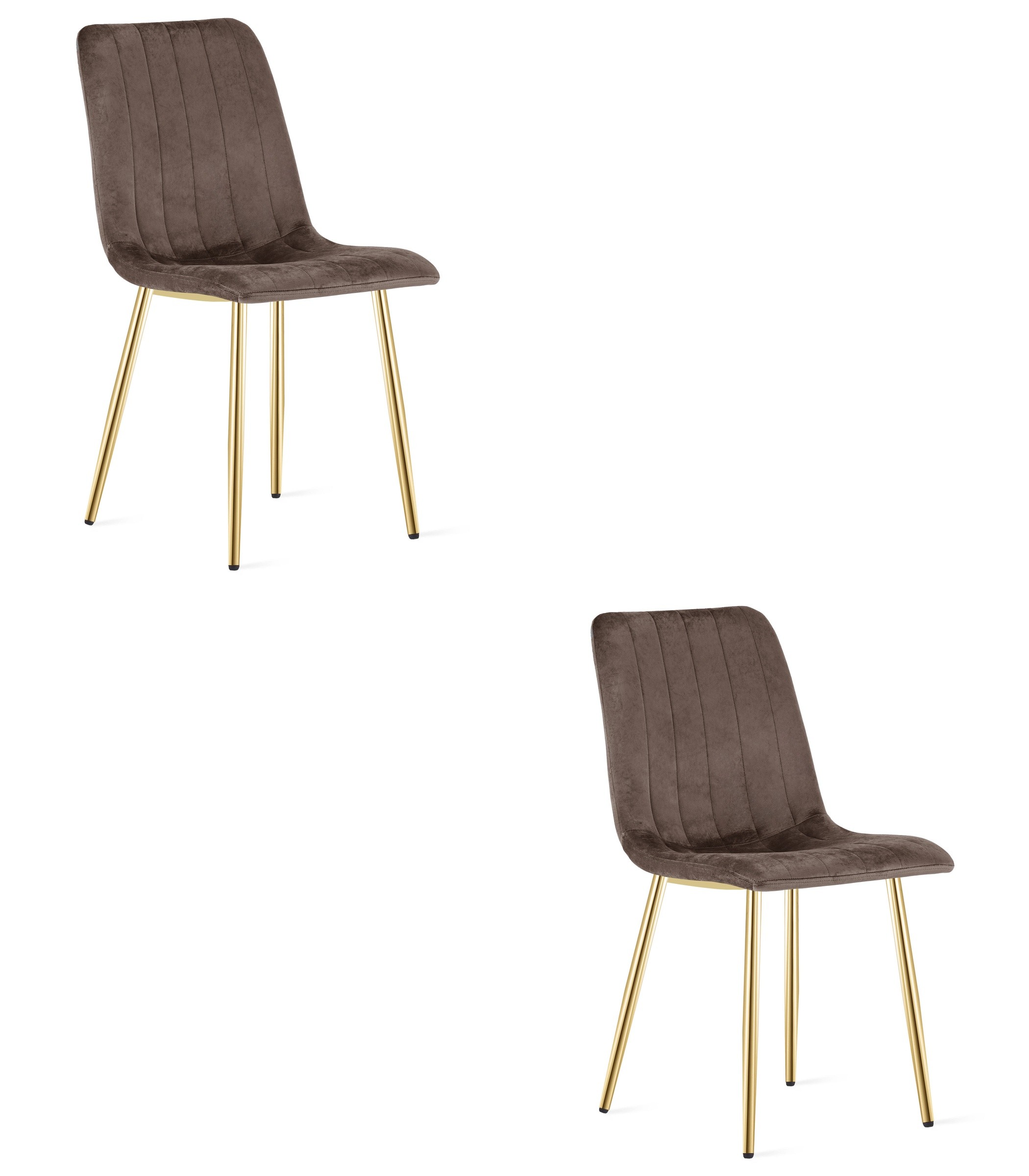 Vidaus kėdė LAVA, tamsiai ruda, 86 cm, 2 vnt.