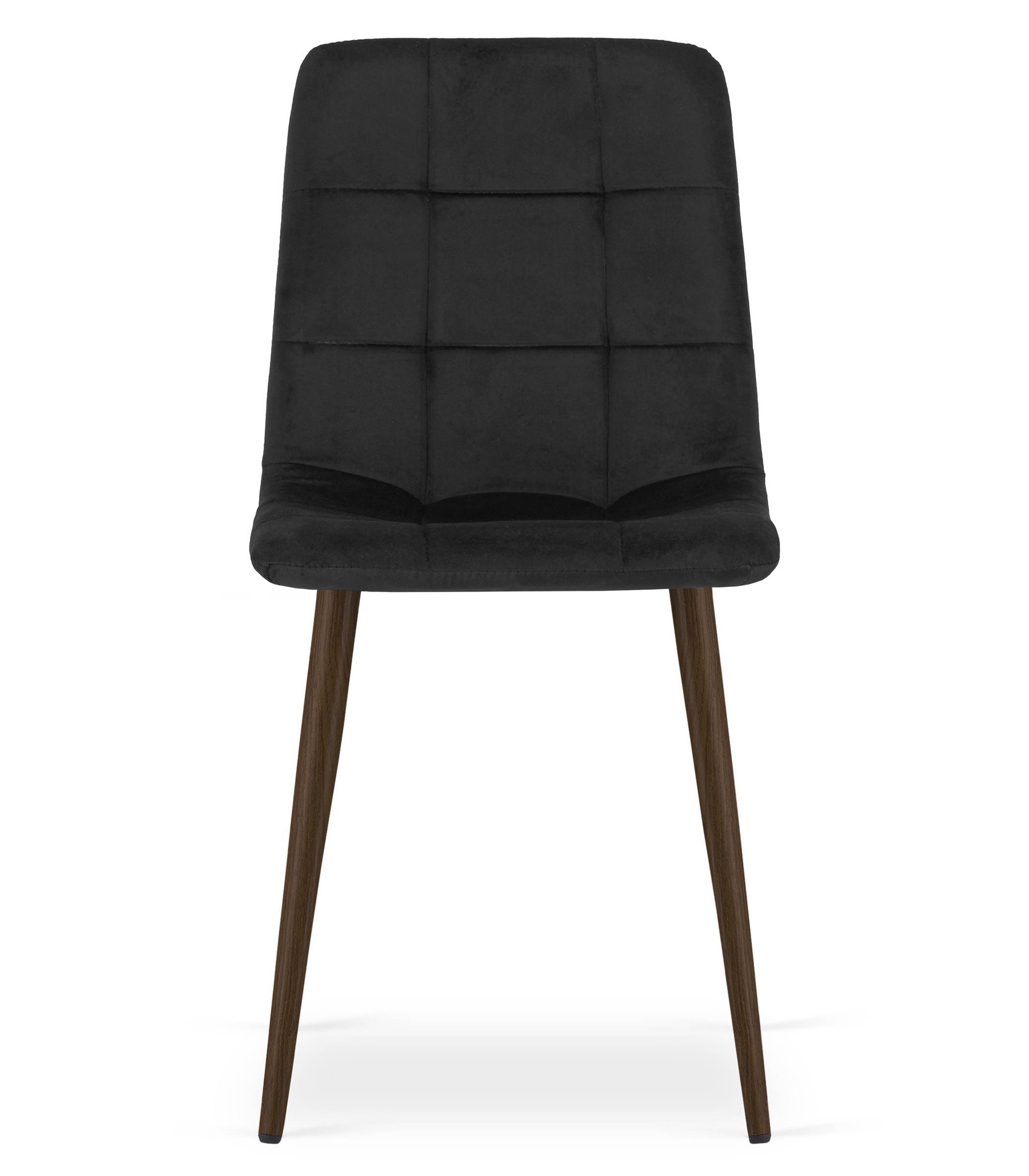 Kėdė KARA su veliūriniu apmušalu ir metalinėmis kojomis, juoda, 87 × 45 × 50,5 cm 2