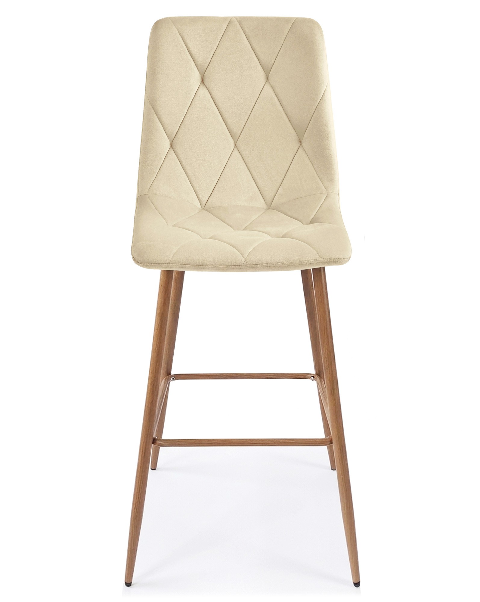 Baro kėdė LIBRA su aksominiu apmušalu, šviesiai smėlinė, 112 cm 2