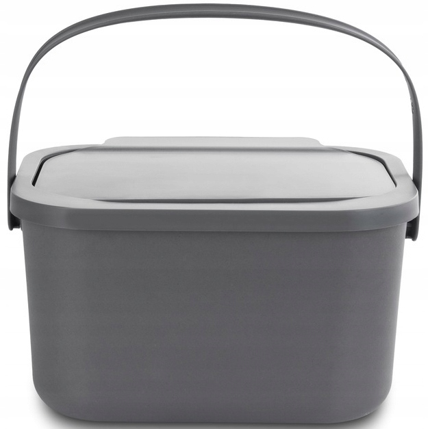 Biologinių atliekų dėžė, 4,5 l, pilka