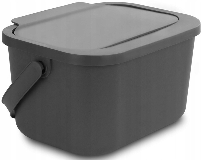 Biologinių atliekų dėžė, 4,5 l, pilka