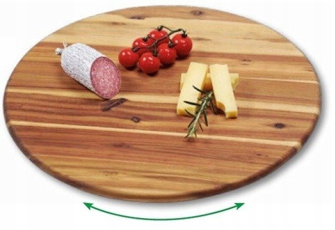 Picos lenta 40 cm, medinis pasukamas sūrio padėklas